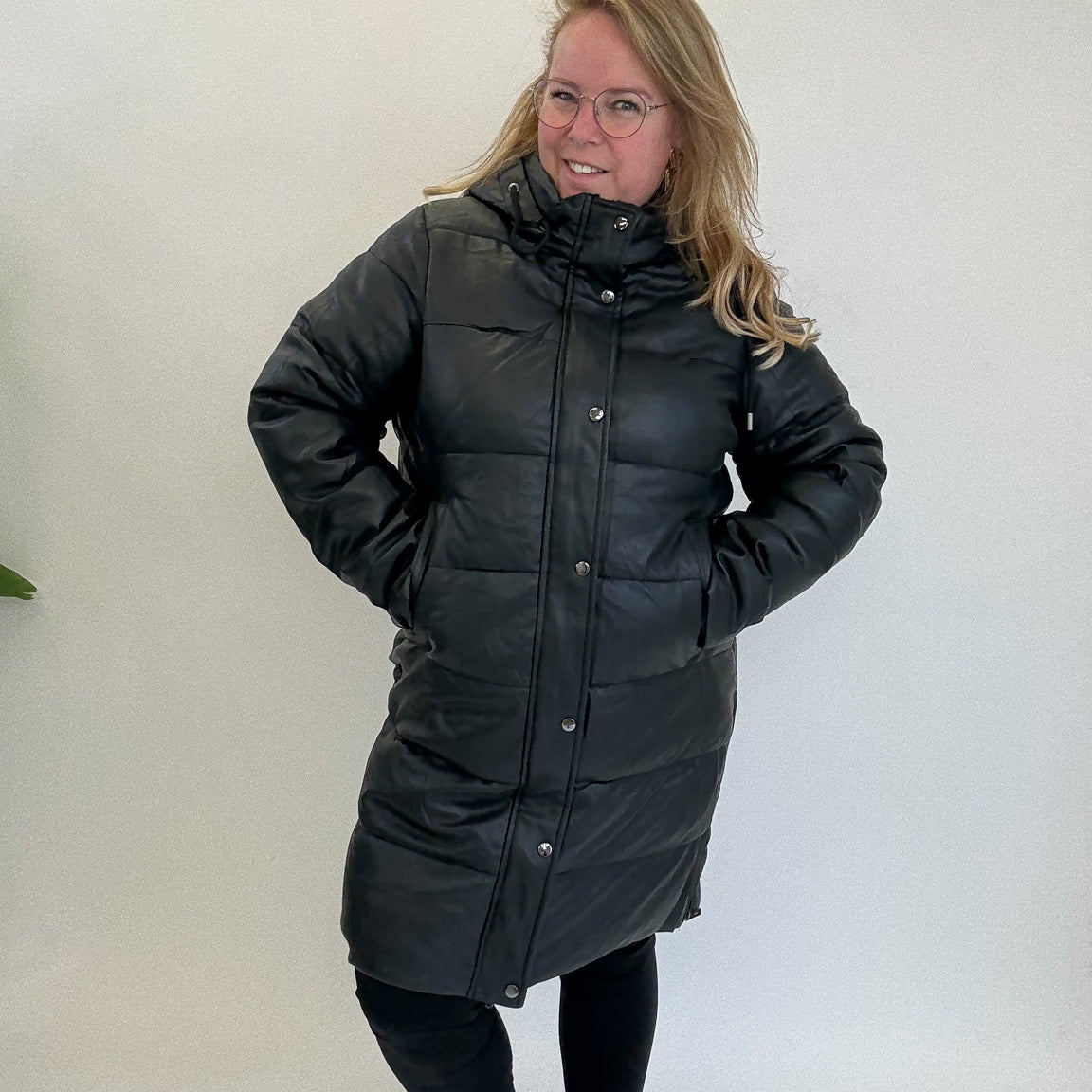 MELBORN WINTER JAS LEATHER LOOK - 1762