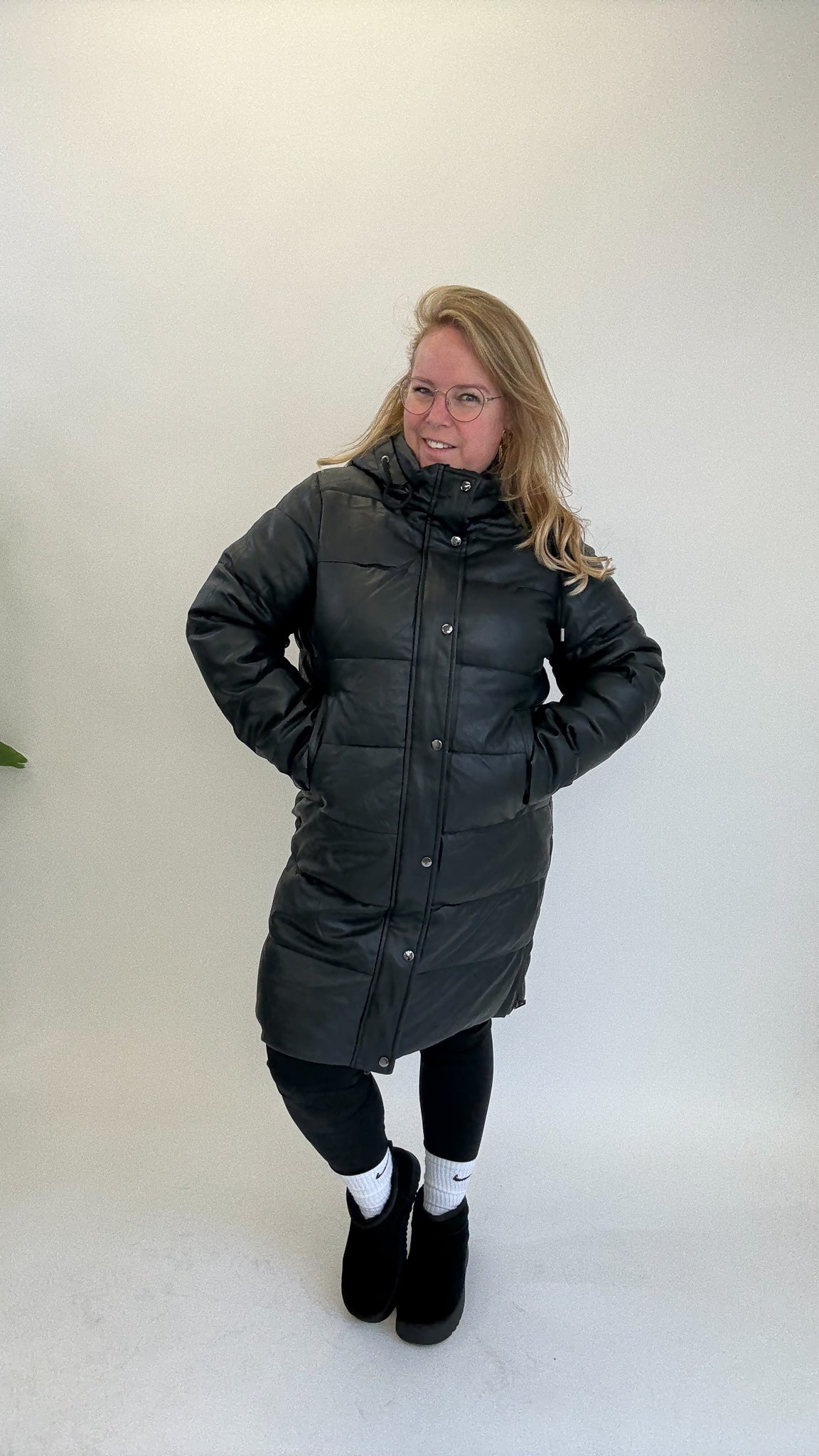 MELBORN WINTER JAS LEATHER LOOK - 1762