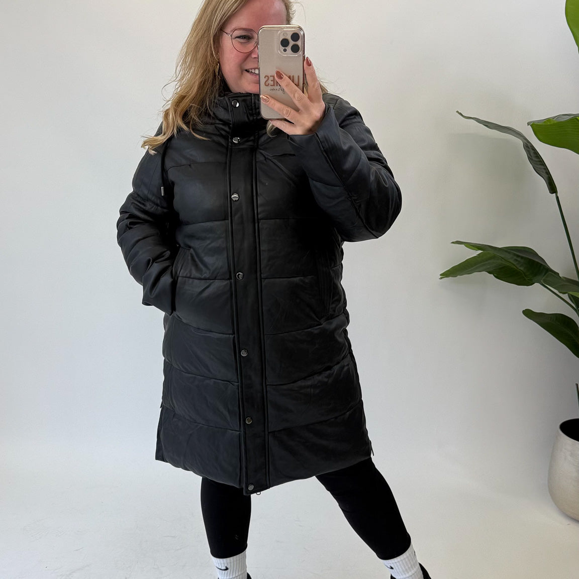 MELBORN WINTER JAS LEATHER LOOK - 1762