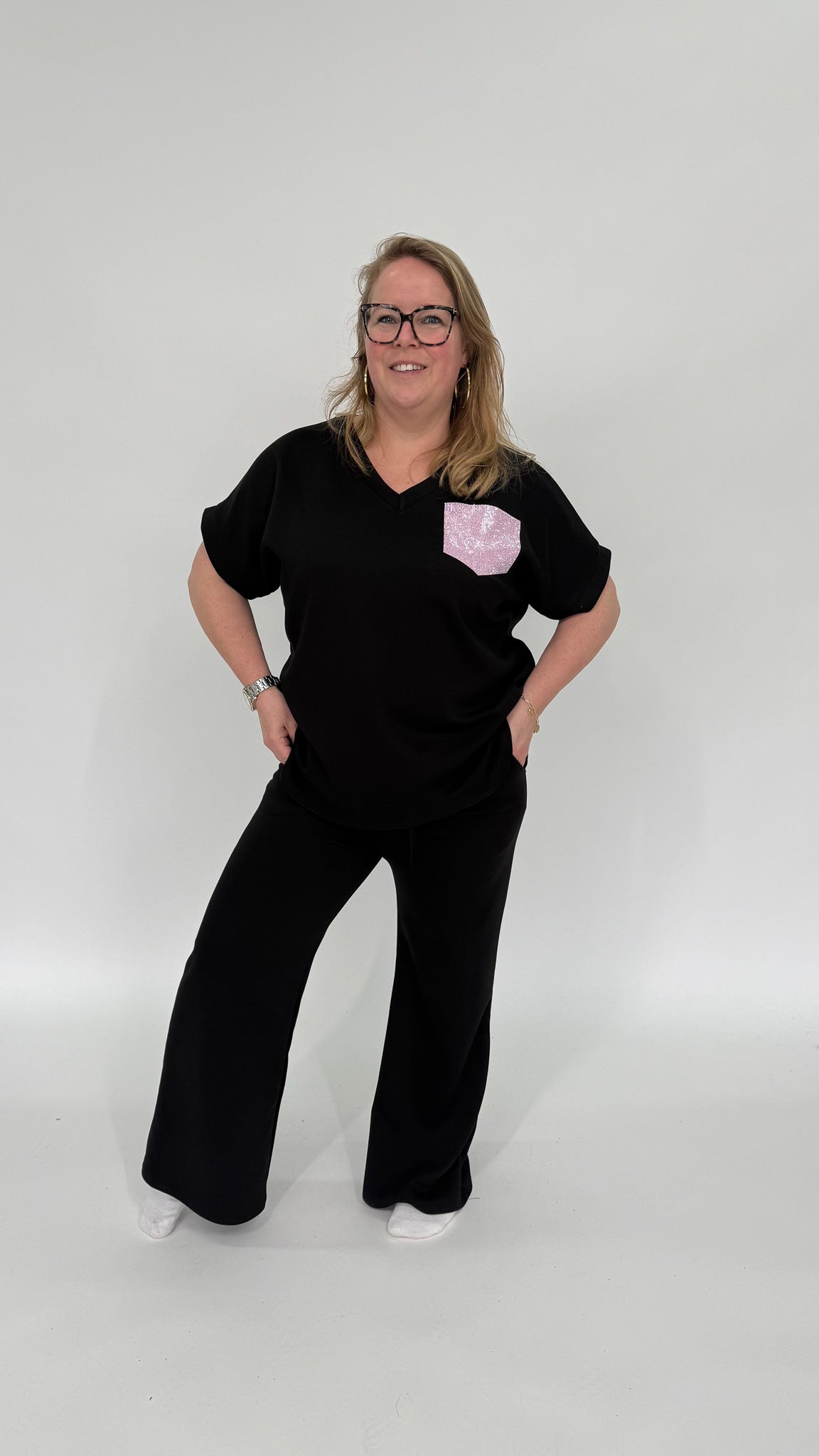 TWEEDELIG PAK MET GLITTERZAKJE - 2002