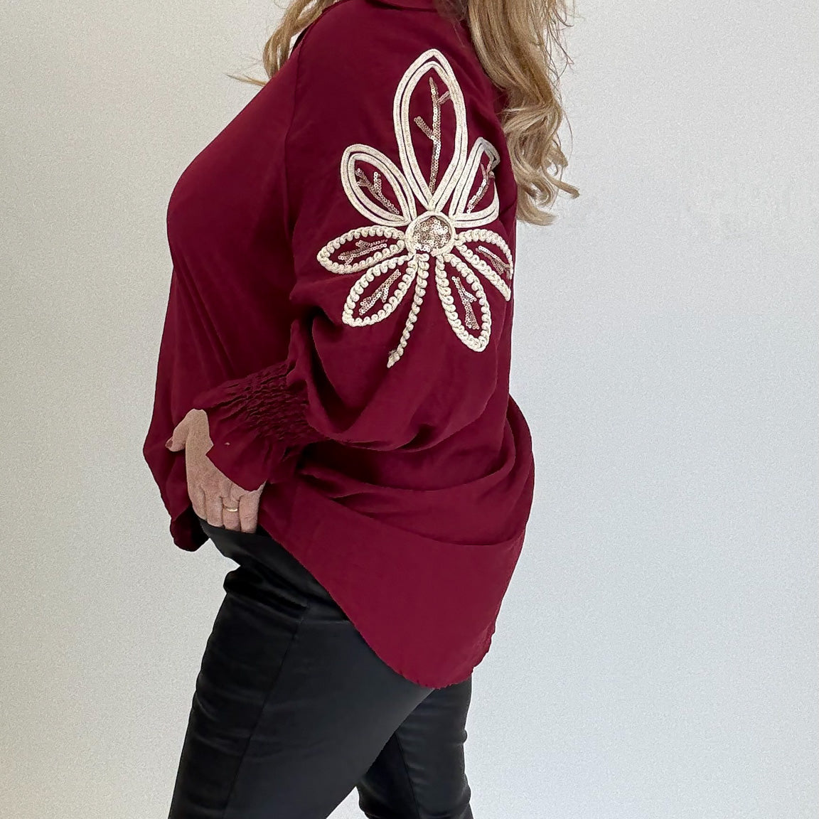 LUXERY FLOWER TOP - 1757