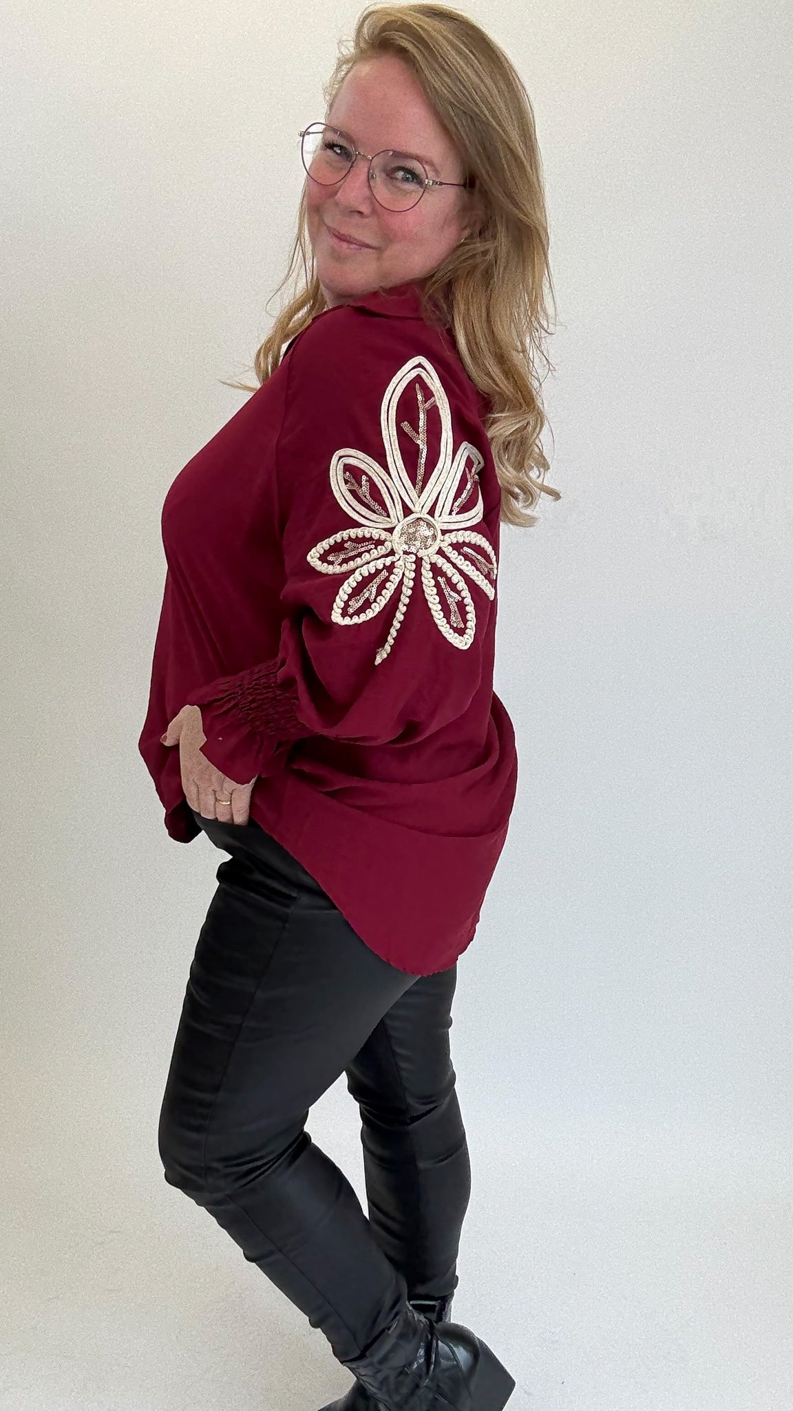 LUXERY FLOWER TOP - 1757