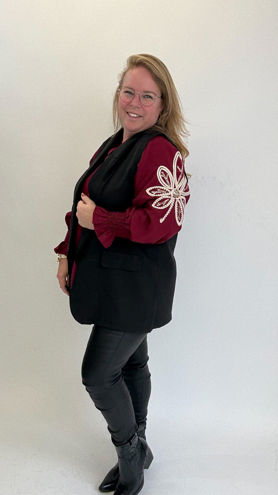 LUXERY FLOWER TOP - 1757