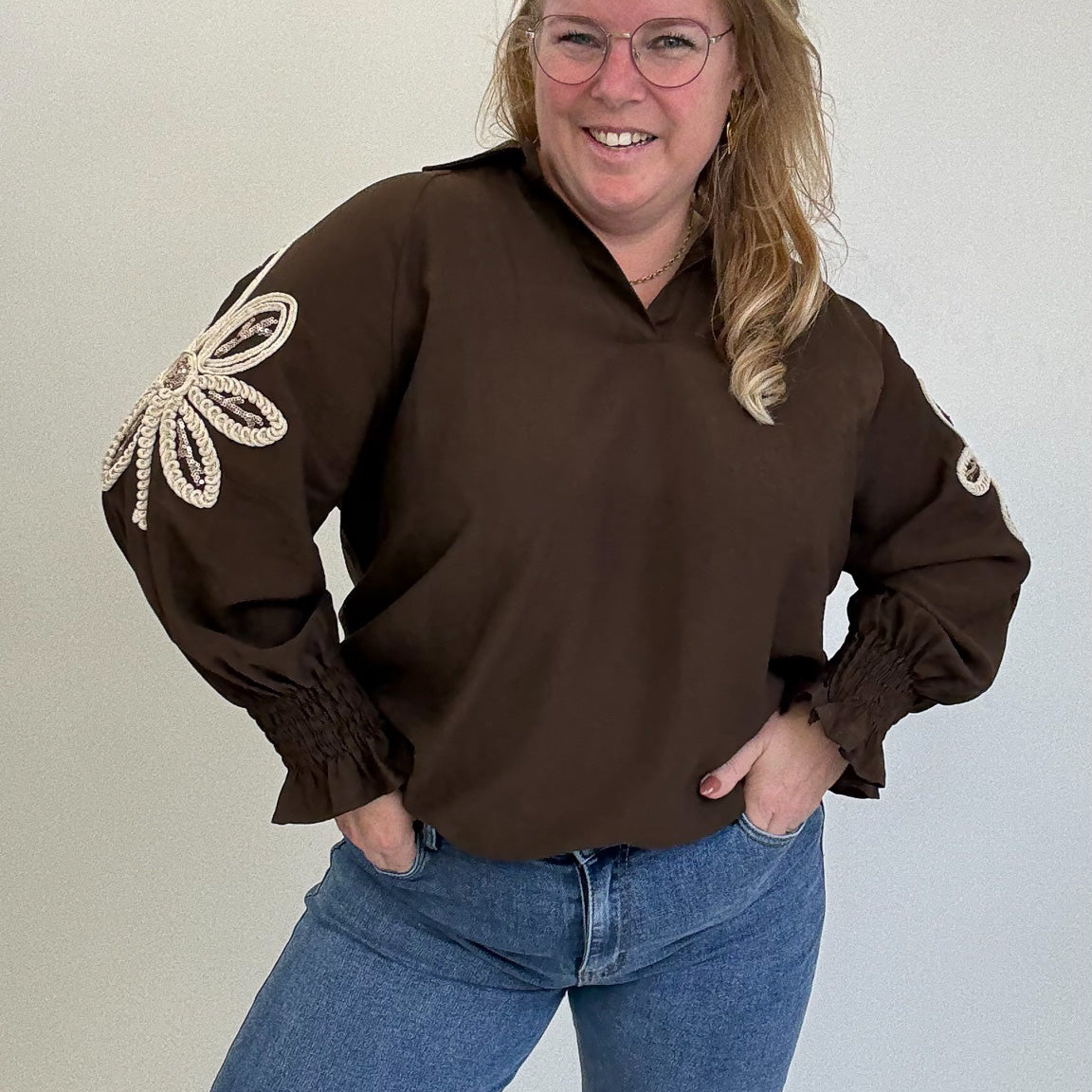 LUXERY FLOWER TOP - 1757