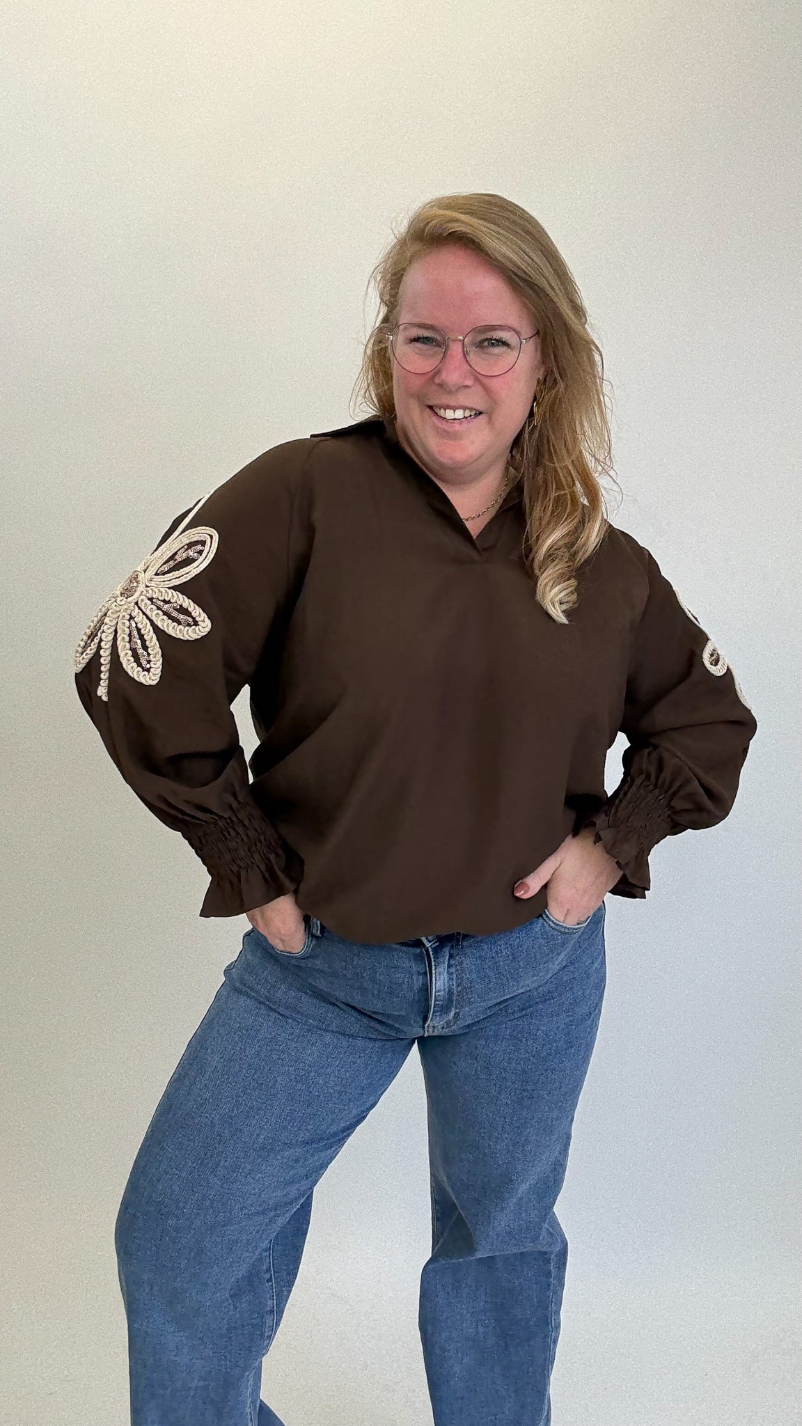 LUXERY FLOWER TOP - 1757