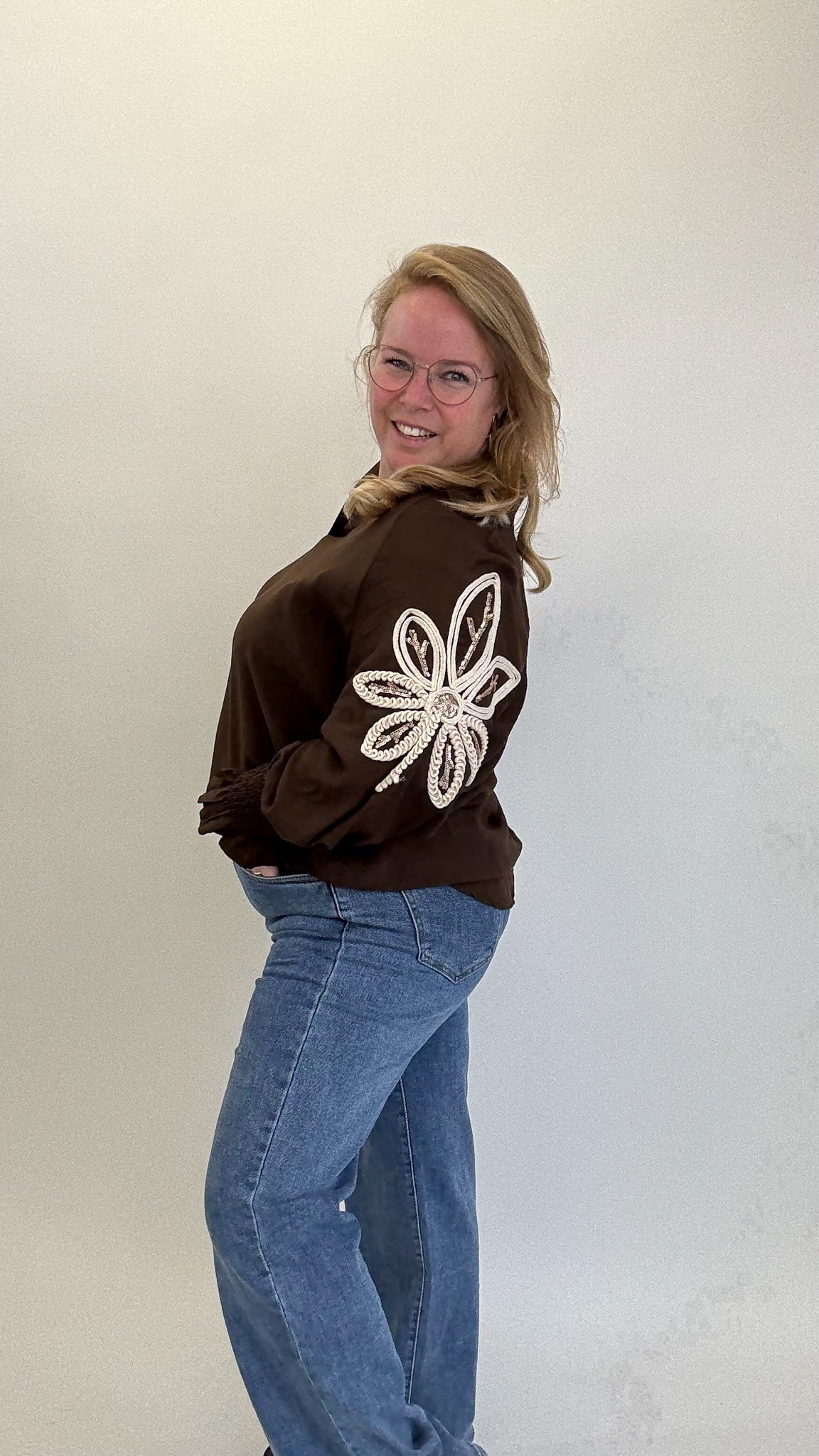 LUXERY FLOWER TOP - 1757