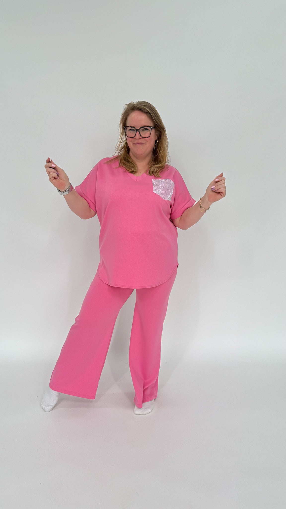 TWEEDELIG PAK MET GLITTERZAKJE - 2002