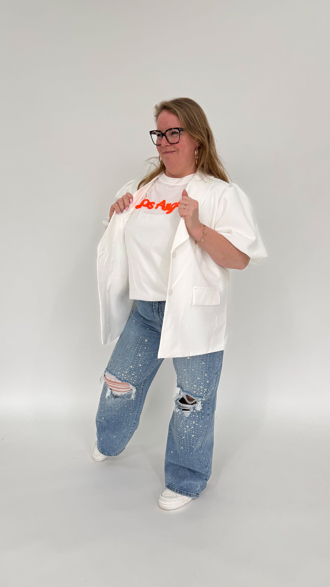 BLAZER MET KORTE POFMOUW - 1996