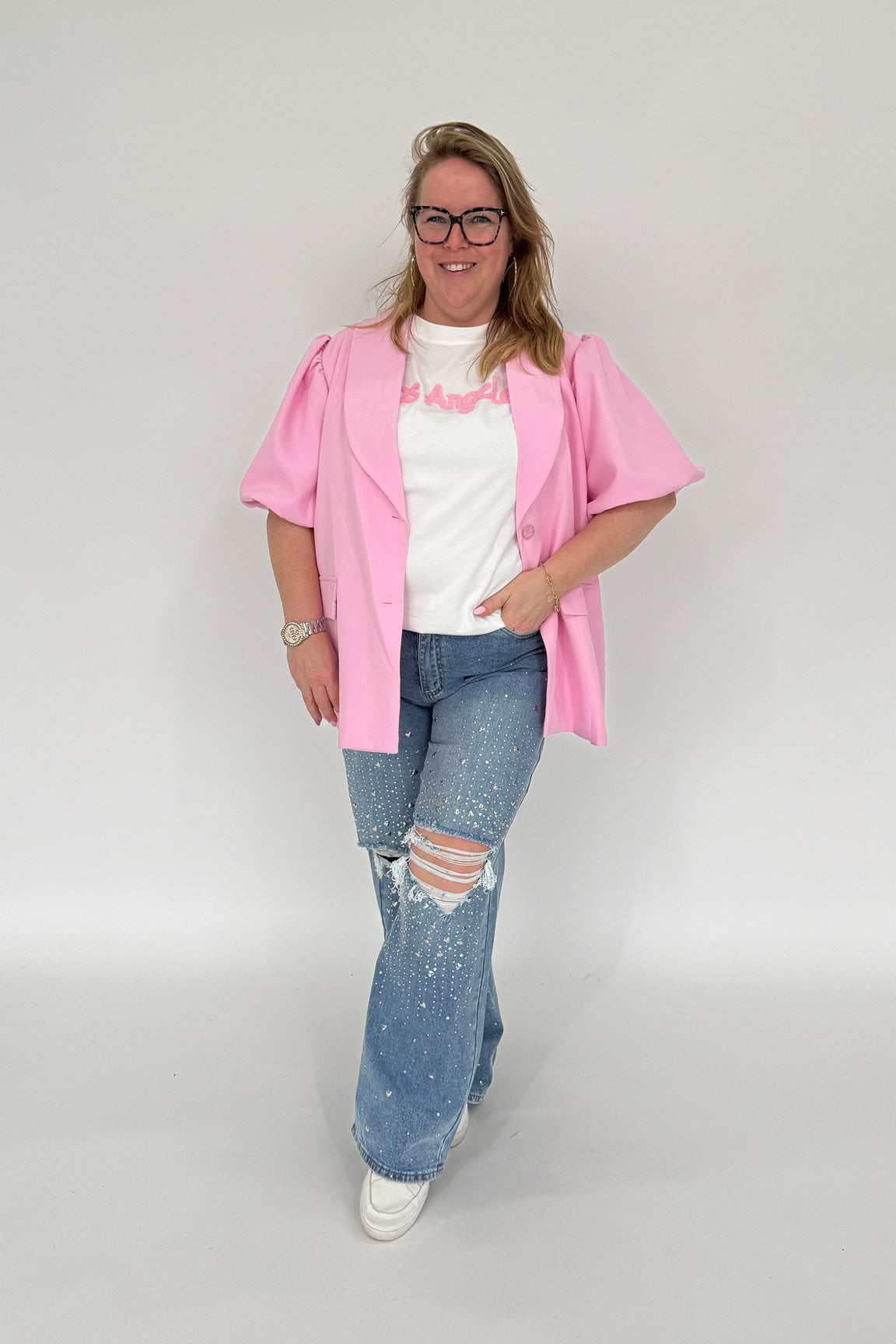BLAZER MET KORTE POFMOUW - 1996