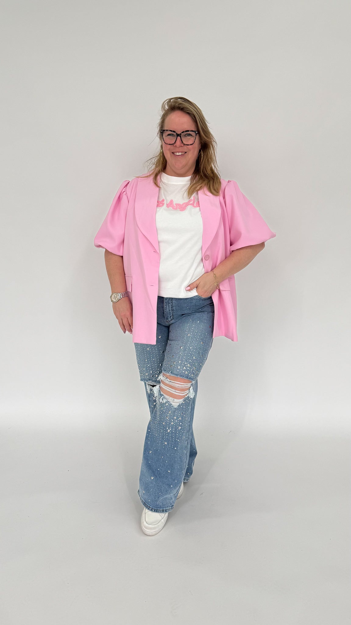 BLAZER MET KORTE POFMOUW - 1996
