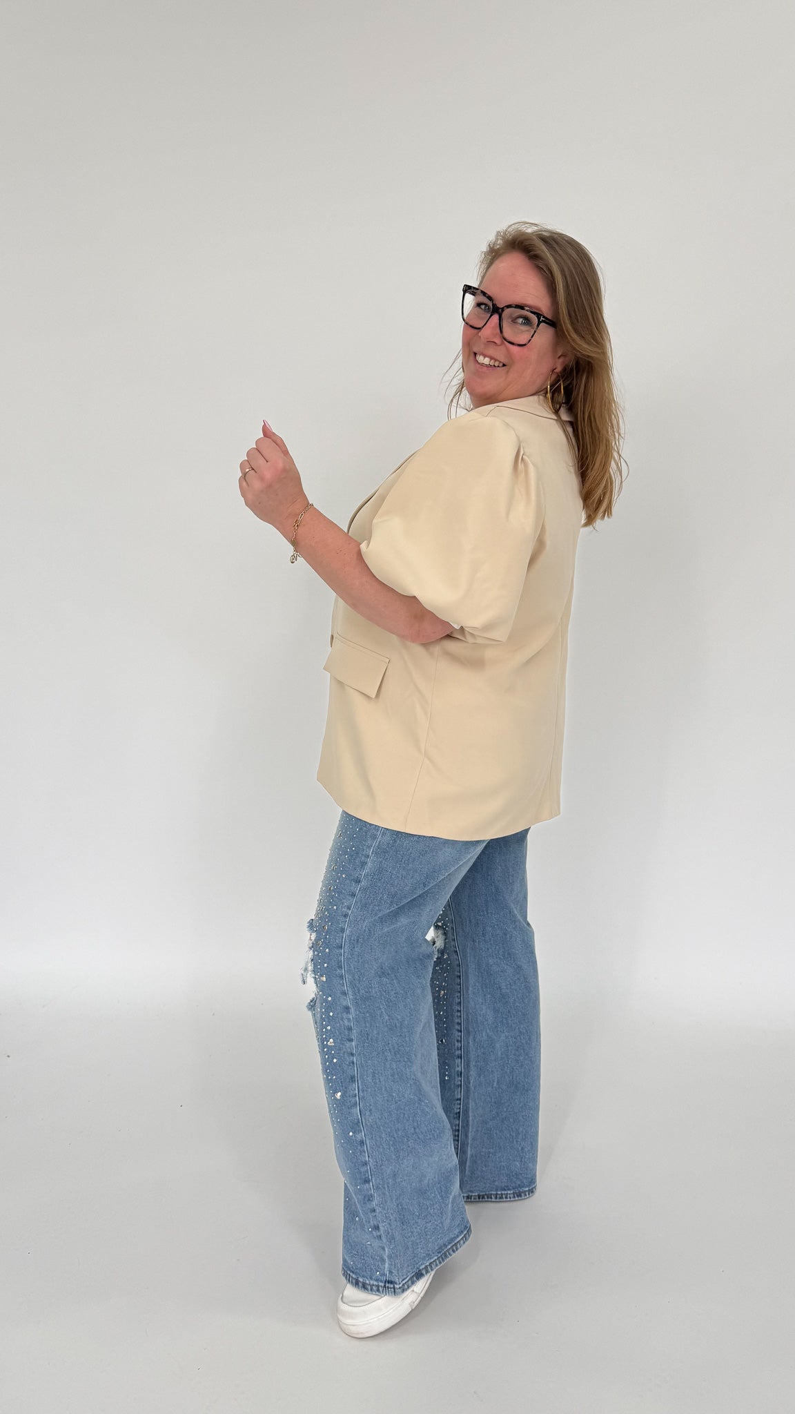 BLAZER MET KORTE POFMOUW - 1996