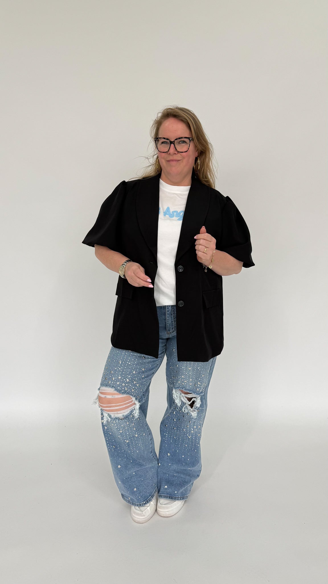 BLAZER MET KORTE POFMOUW - 1996