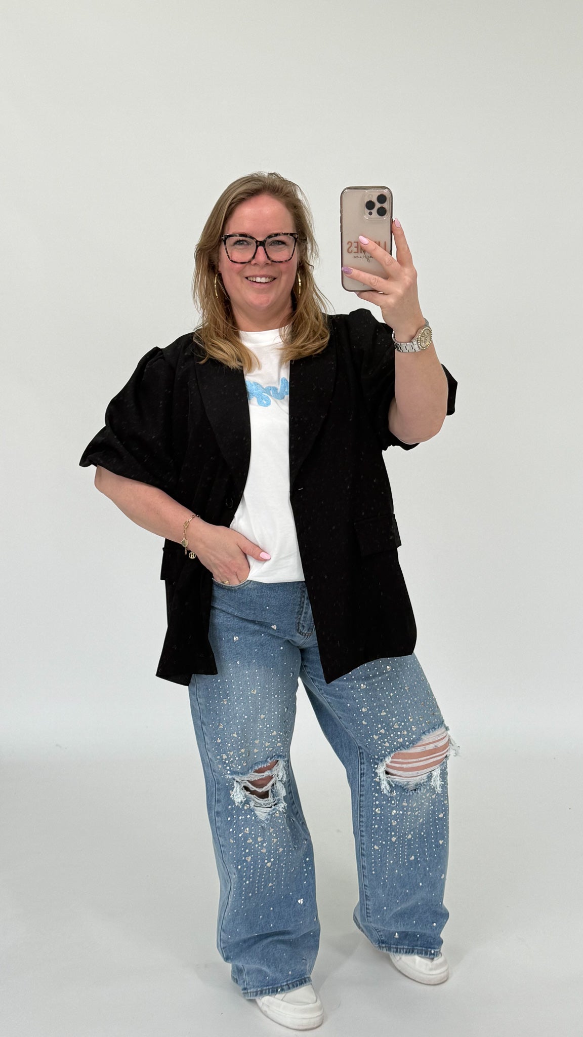 BLAZER MET KORTE POFMOUW - 1996