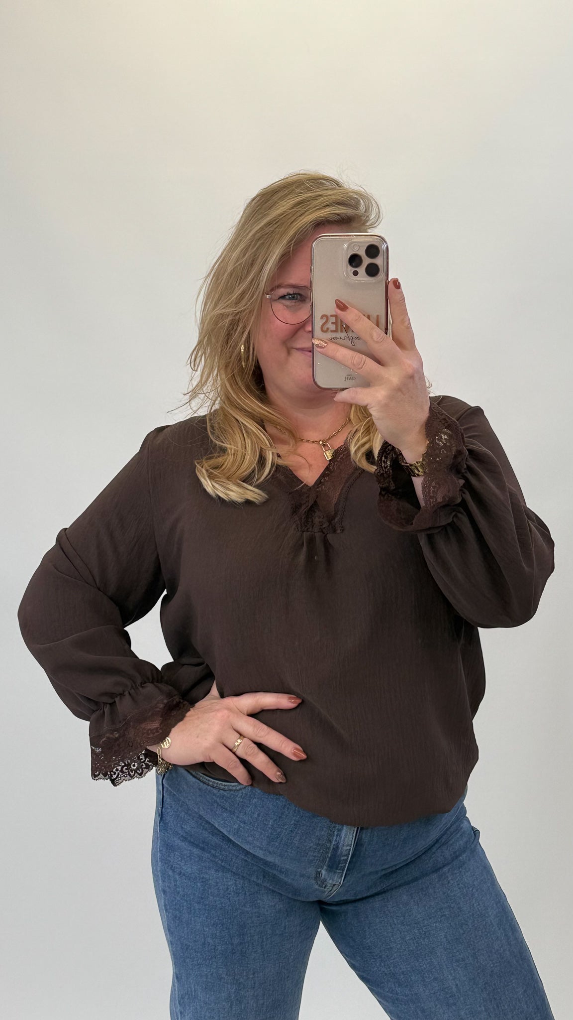 BASIC MILA TOP LANGE MOUW