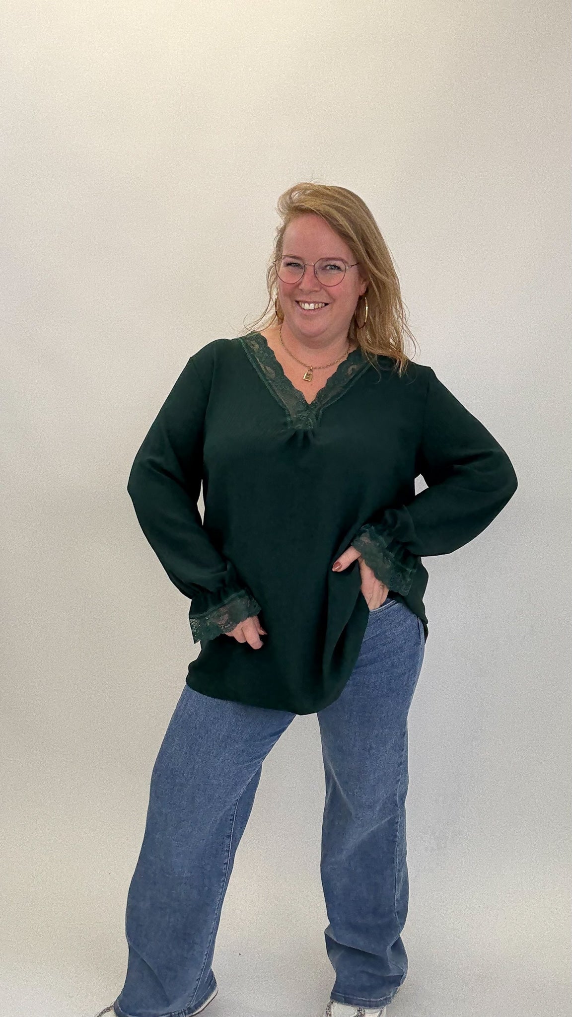 BASIC MILA TOP LANGE MOUW