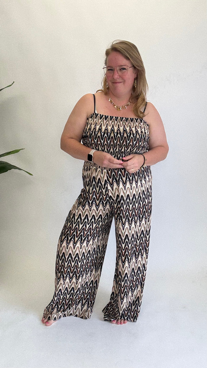 PRINT JUMPSUIT - 1498