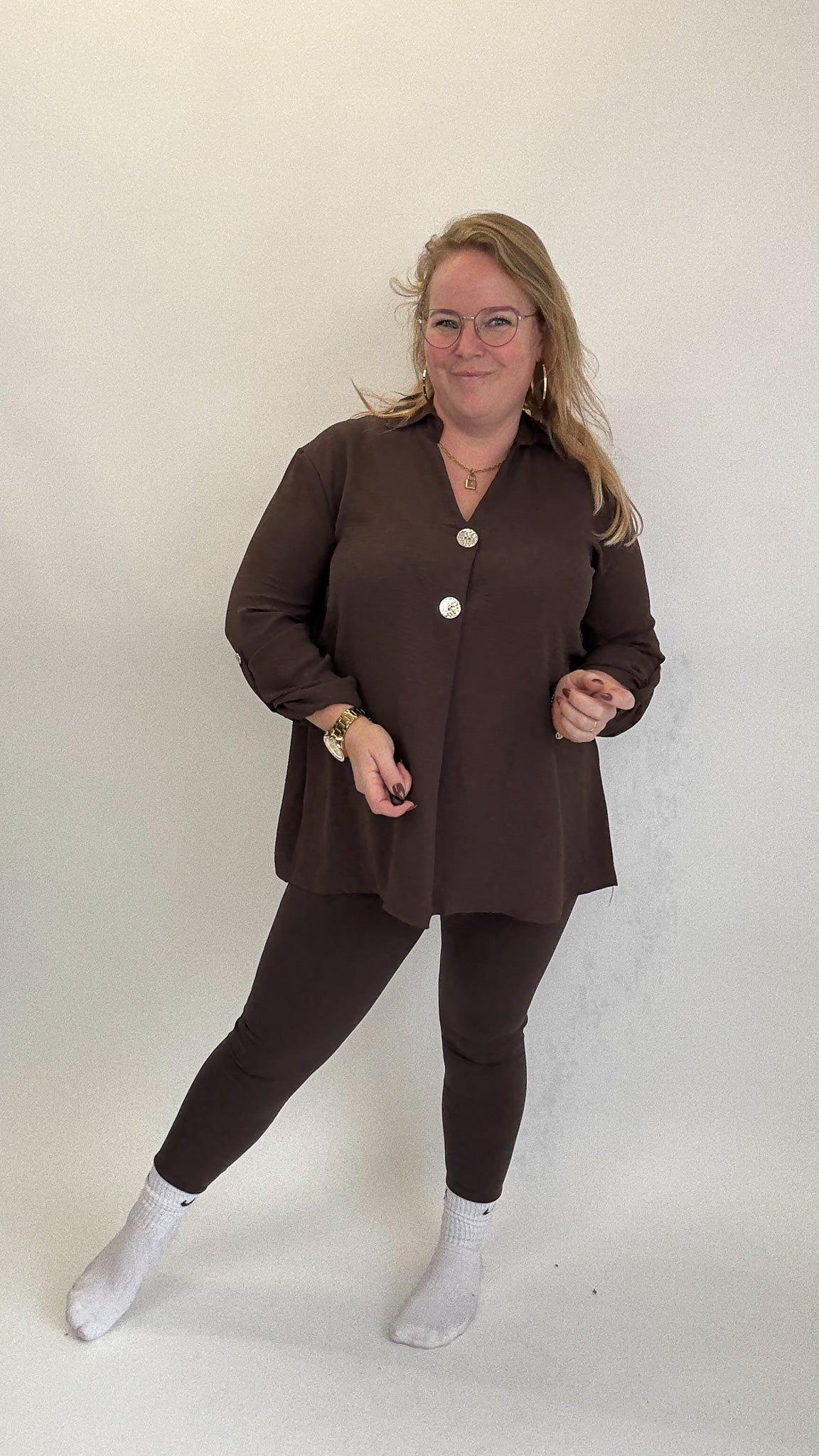 BASIC GOUDEN KNOOP TOP