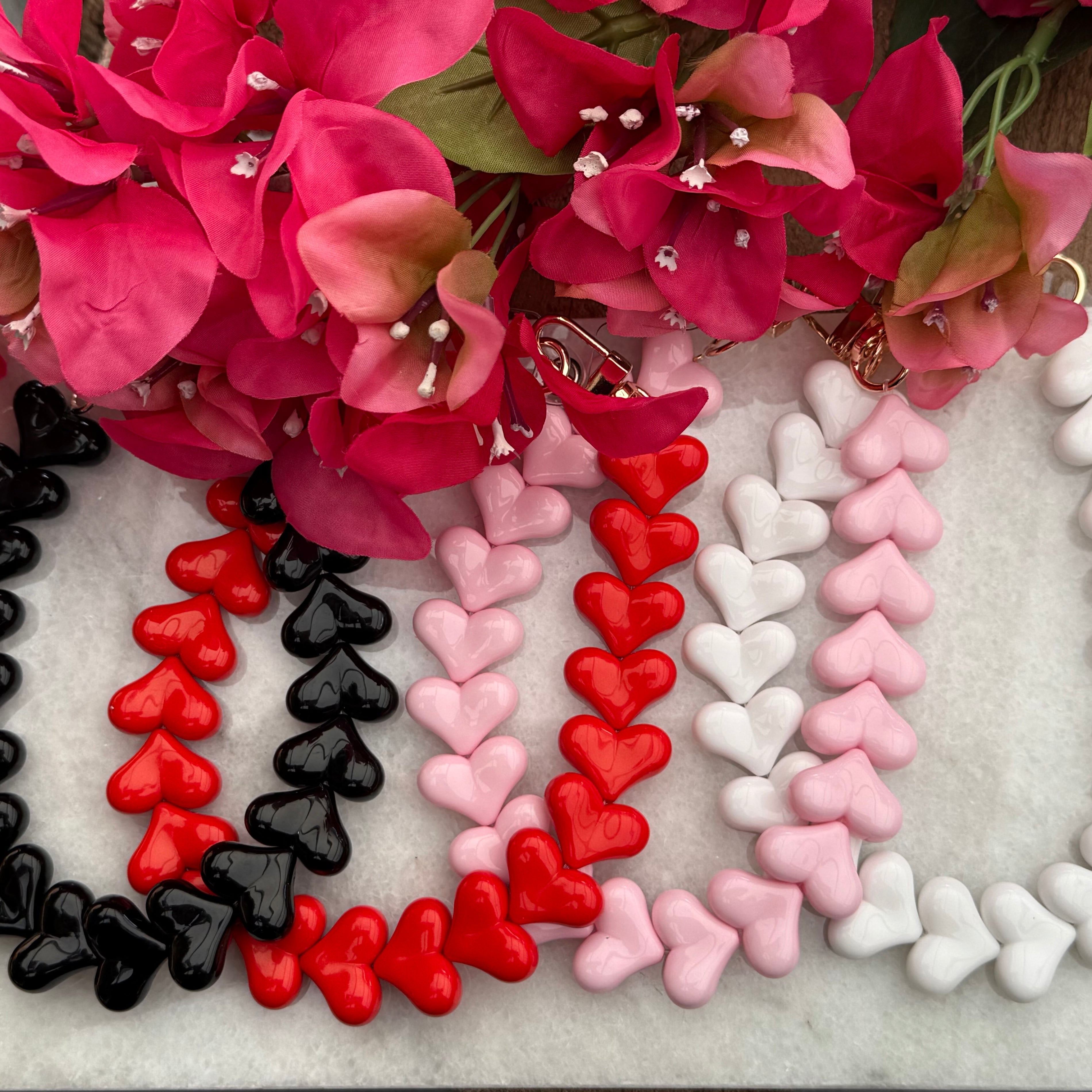 TELEFOON KOORD HARTJES EFFE KLEUR - 0873