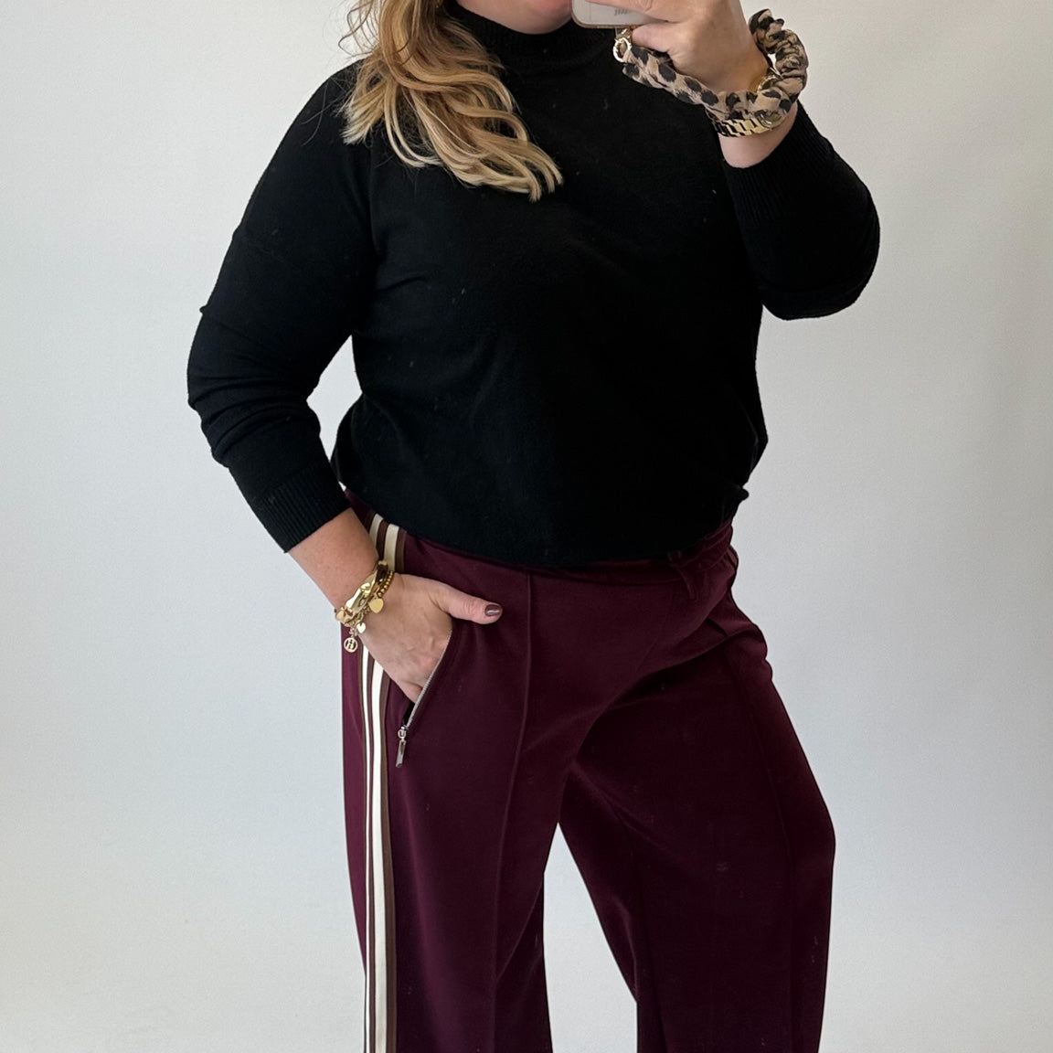 LUXE PANTALON STREEP JOGGER