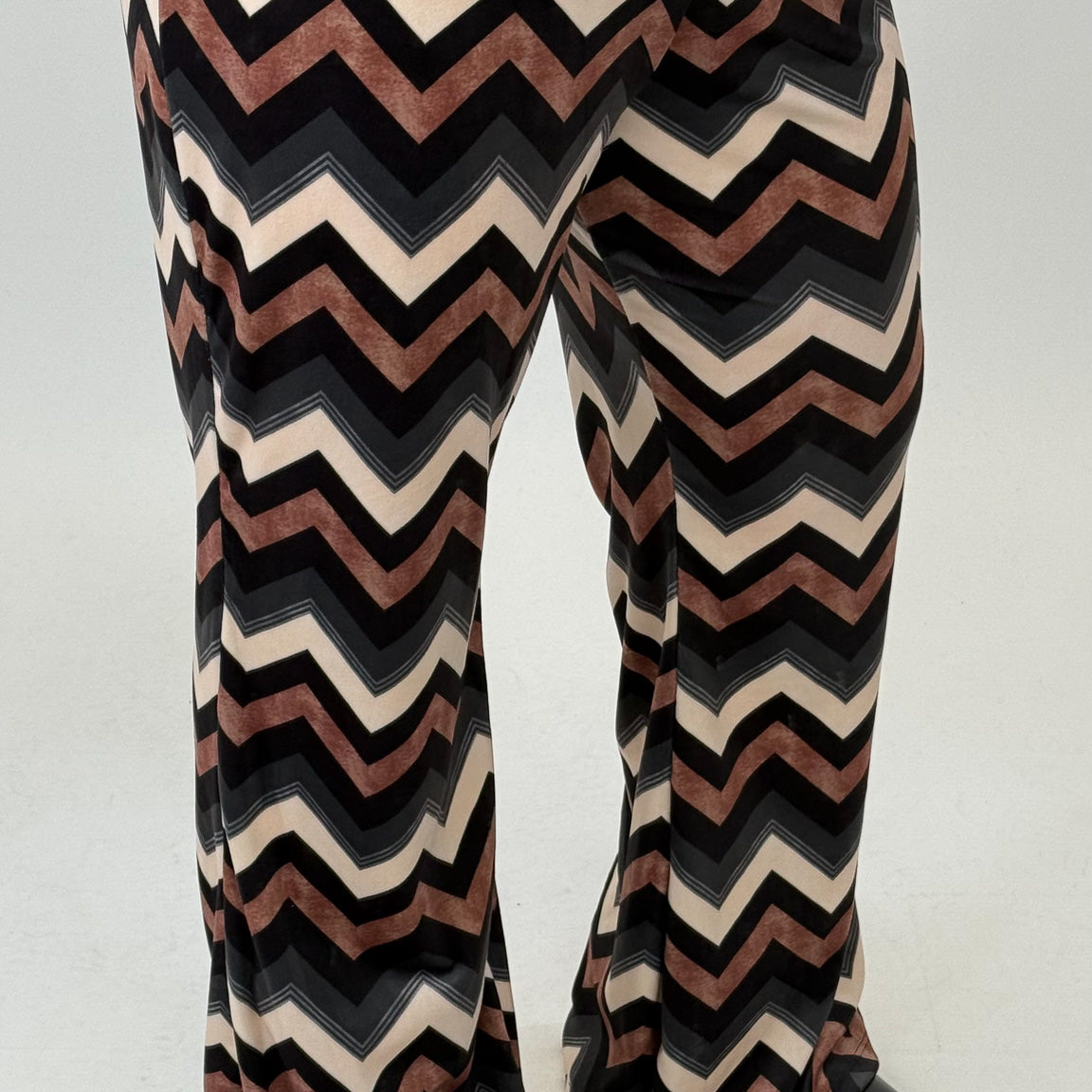 AUSGESTELLTE REISEHOSE - SCHWARZ