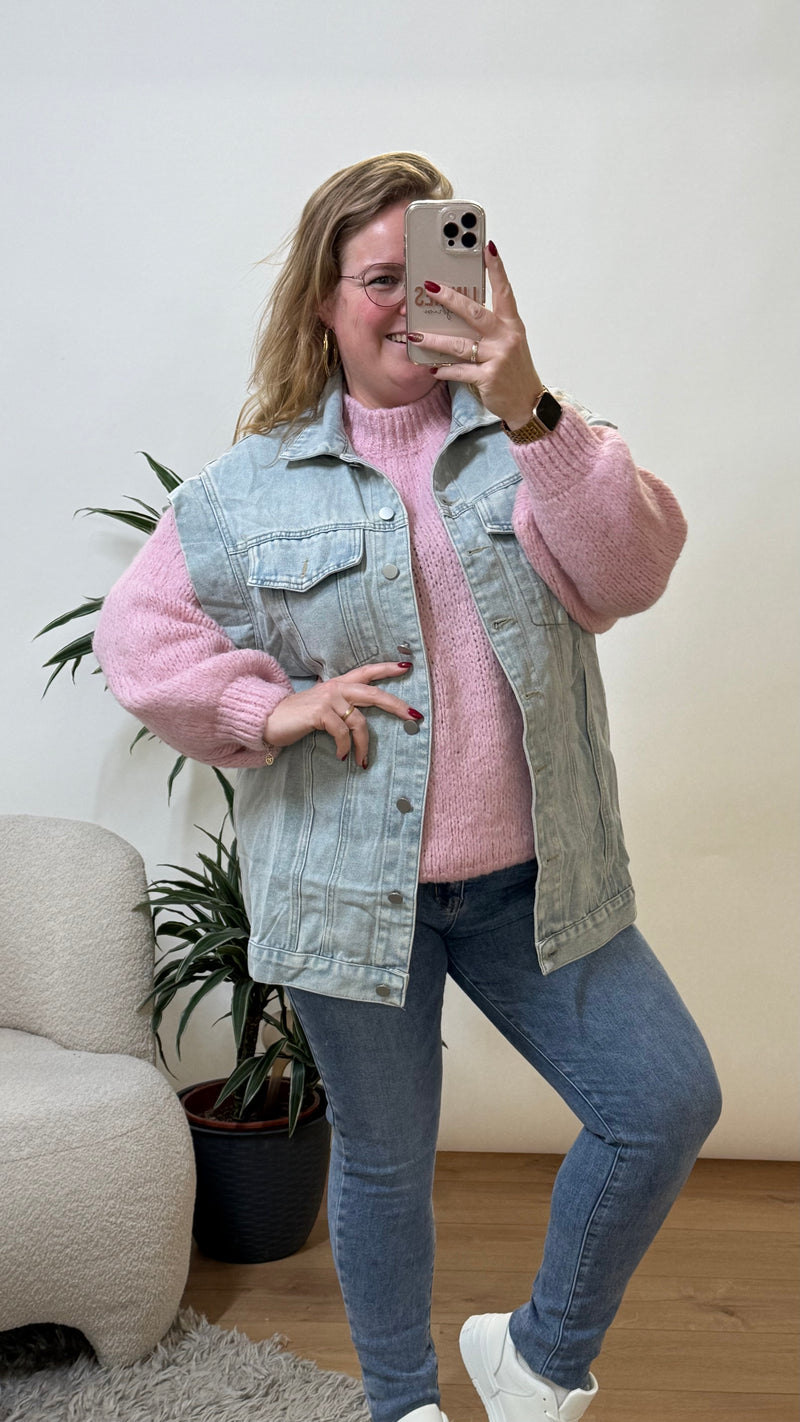 SPIJKER GILET 2312 JEANS