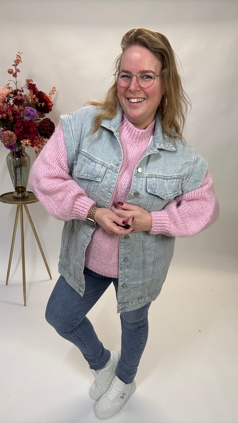 SPIJKER GILET 2312 JEANS