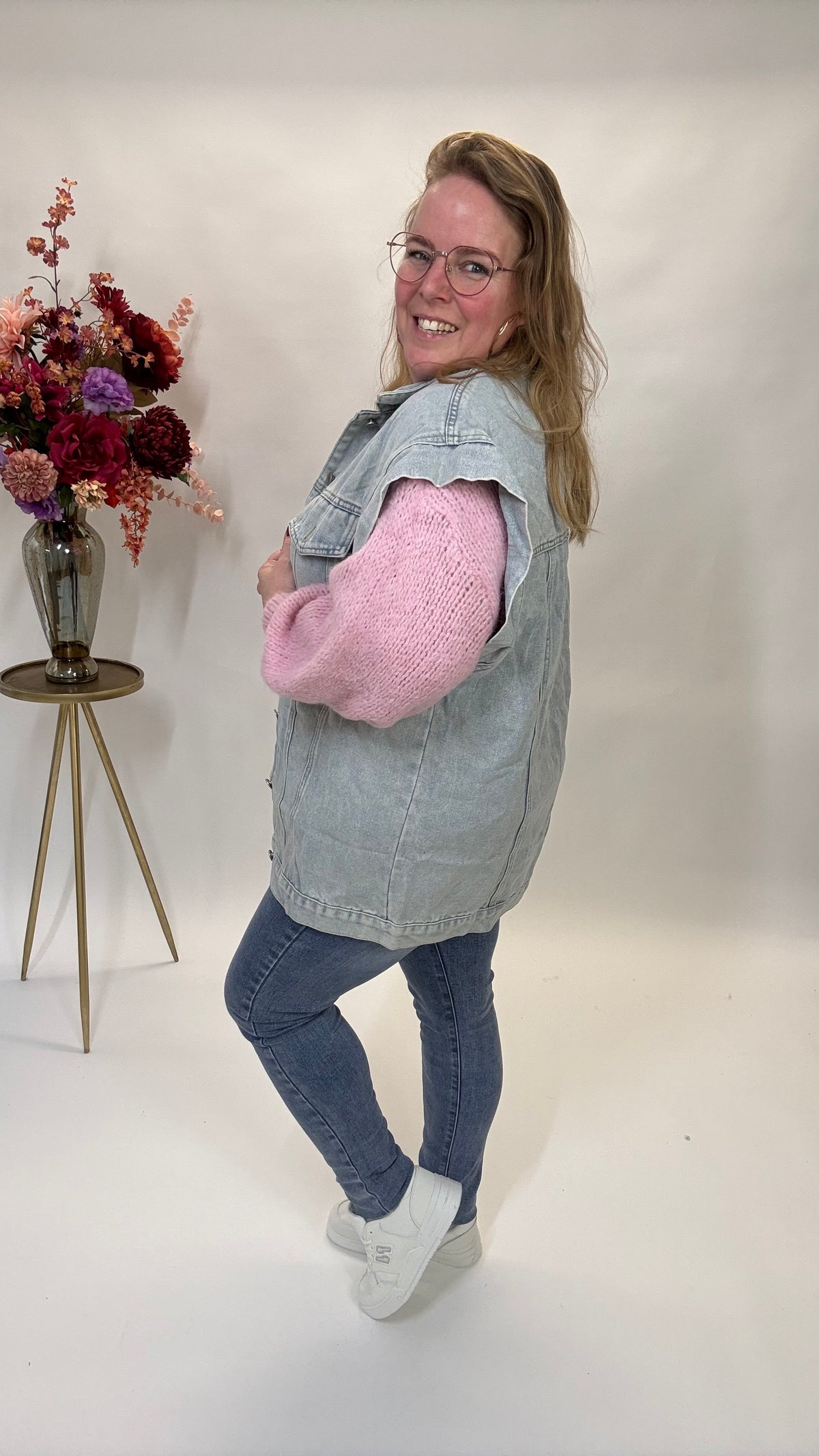 SPIJKER GILET 2312 JEANS