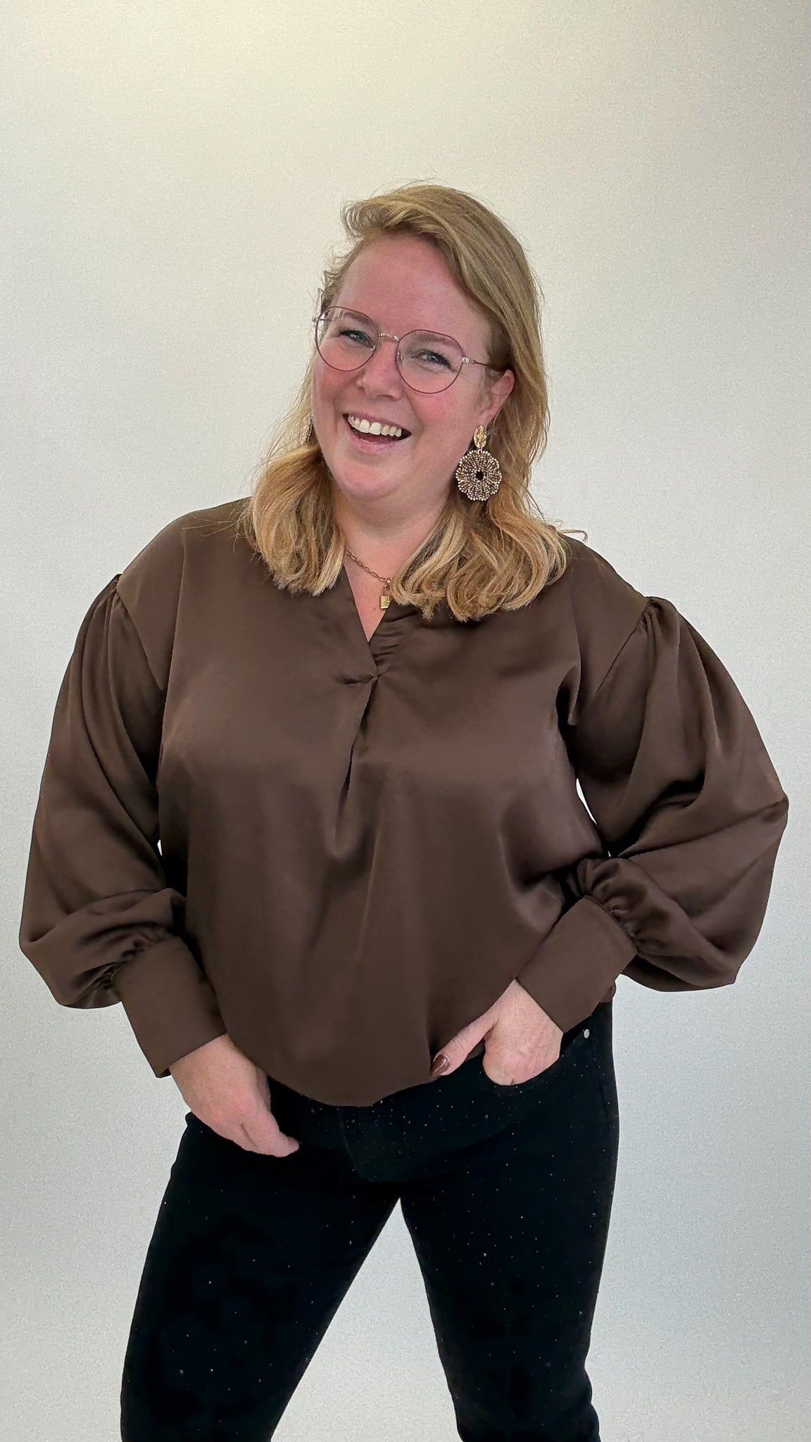 SATIN TOP - 1801