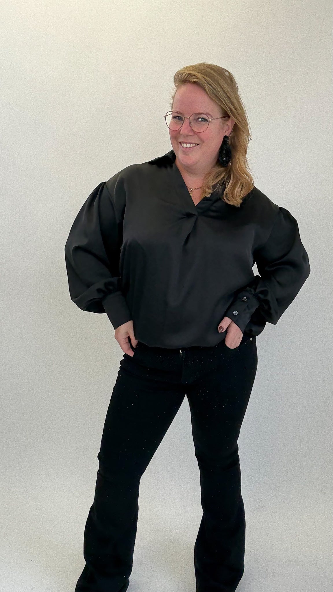 SATIN TOP - 1801