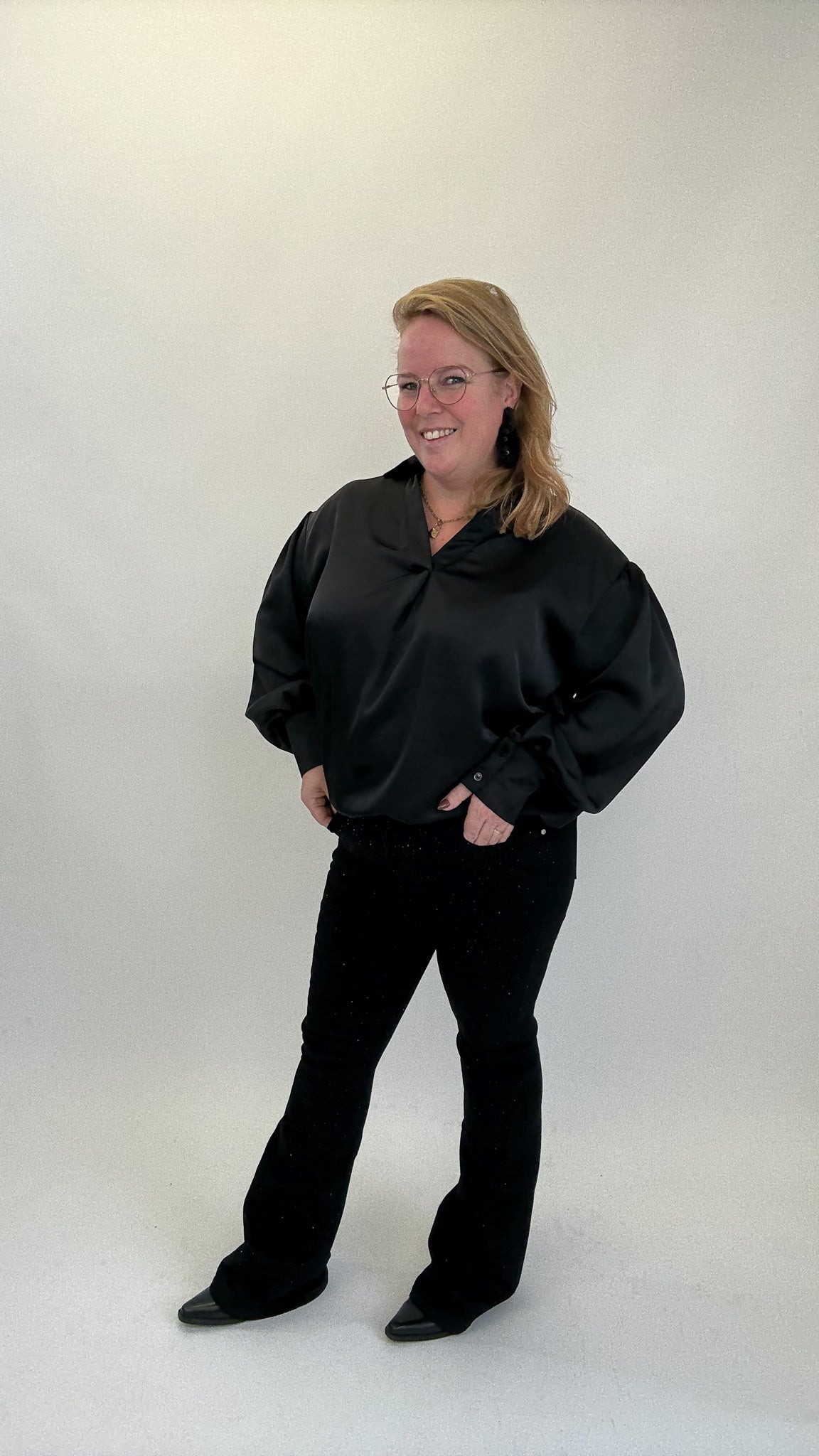 SATIN TOP - 1801