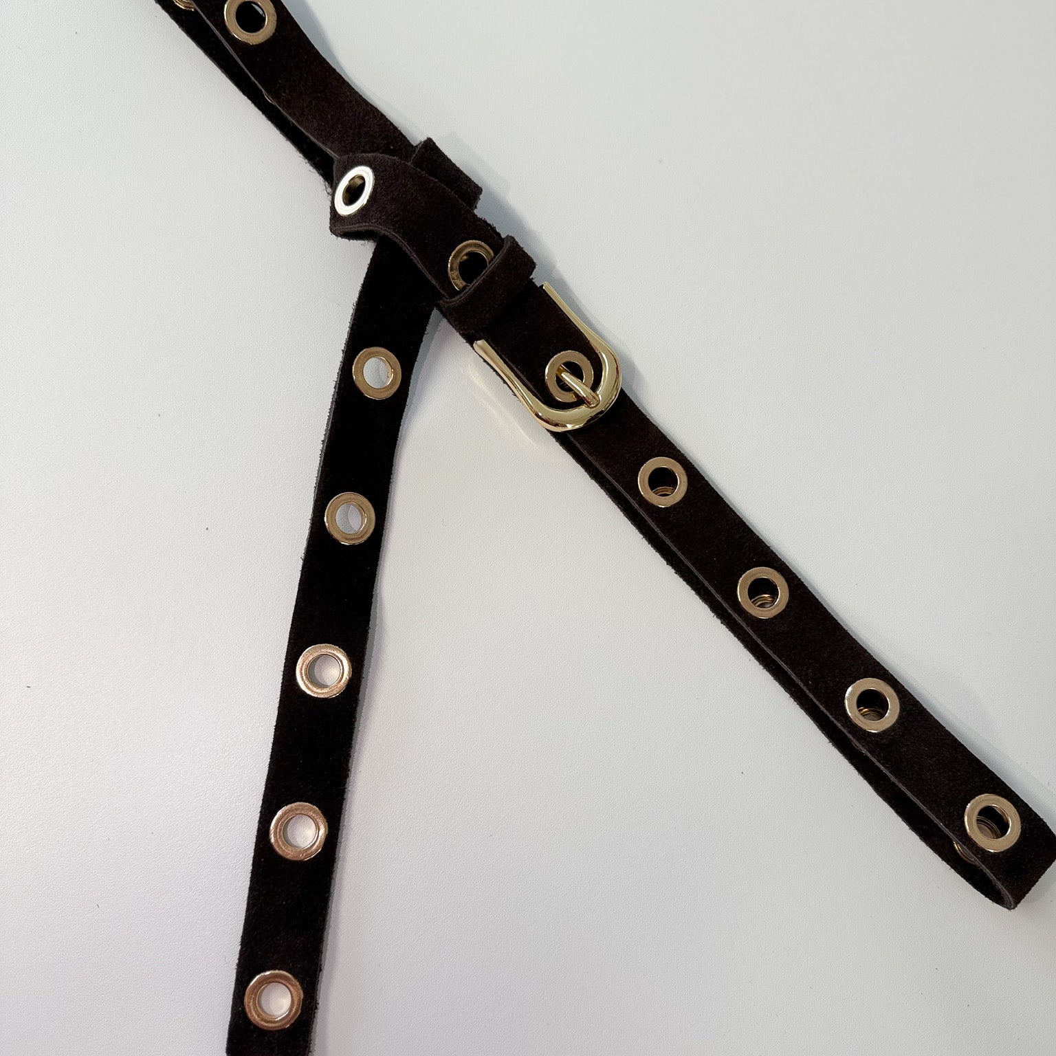 AVERY RIEM SUEDE - KOFFIEBRUIN