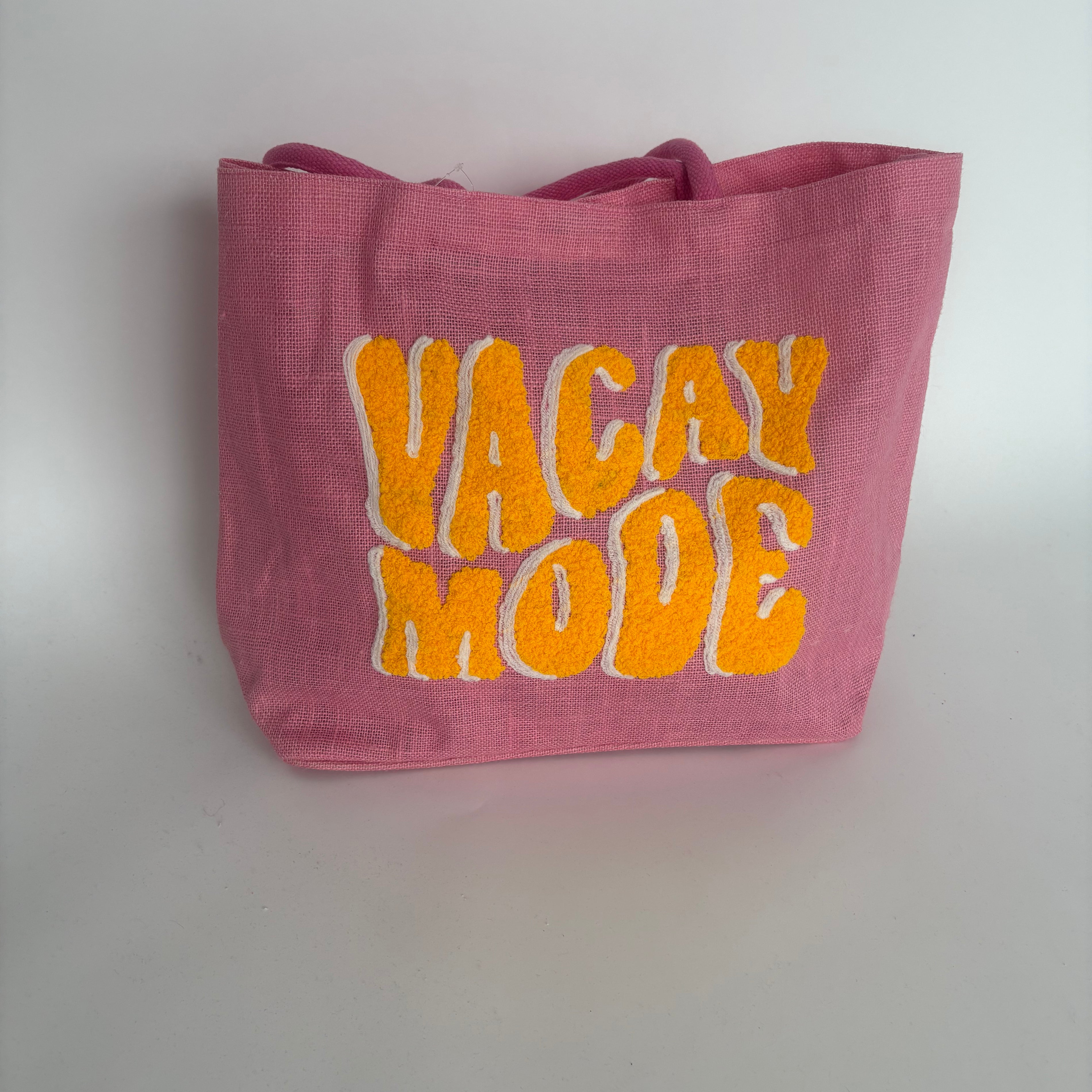 BLUSH VACAY MODE BEACH BAG