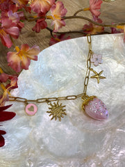 Formen Parel Herz Kette