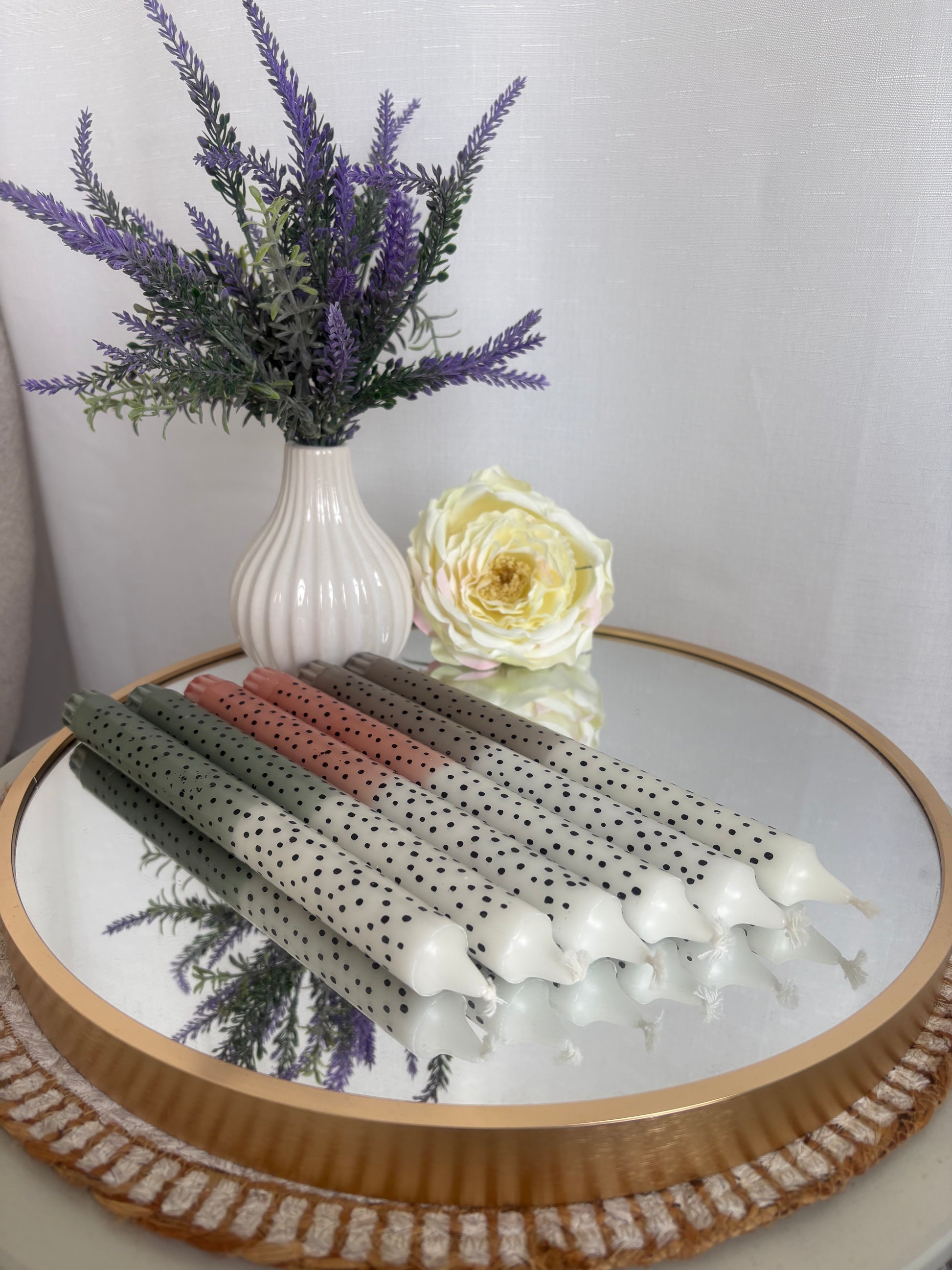 DOTS DIP DYE KAARSEN