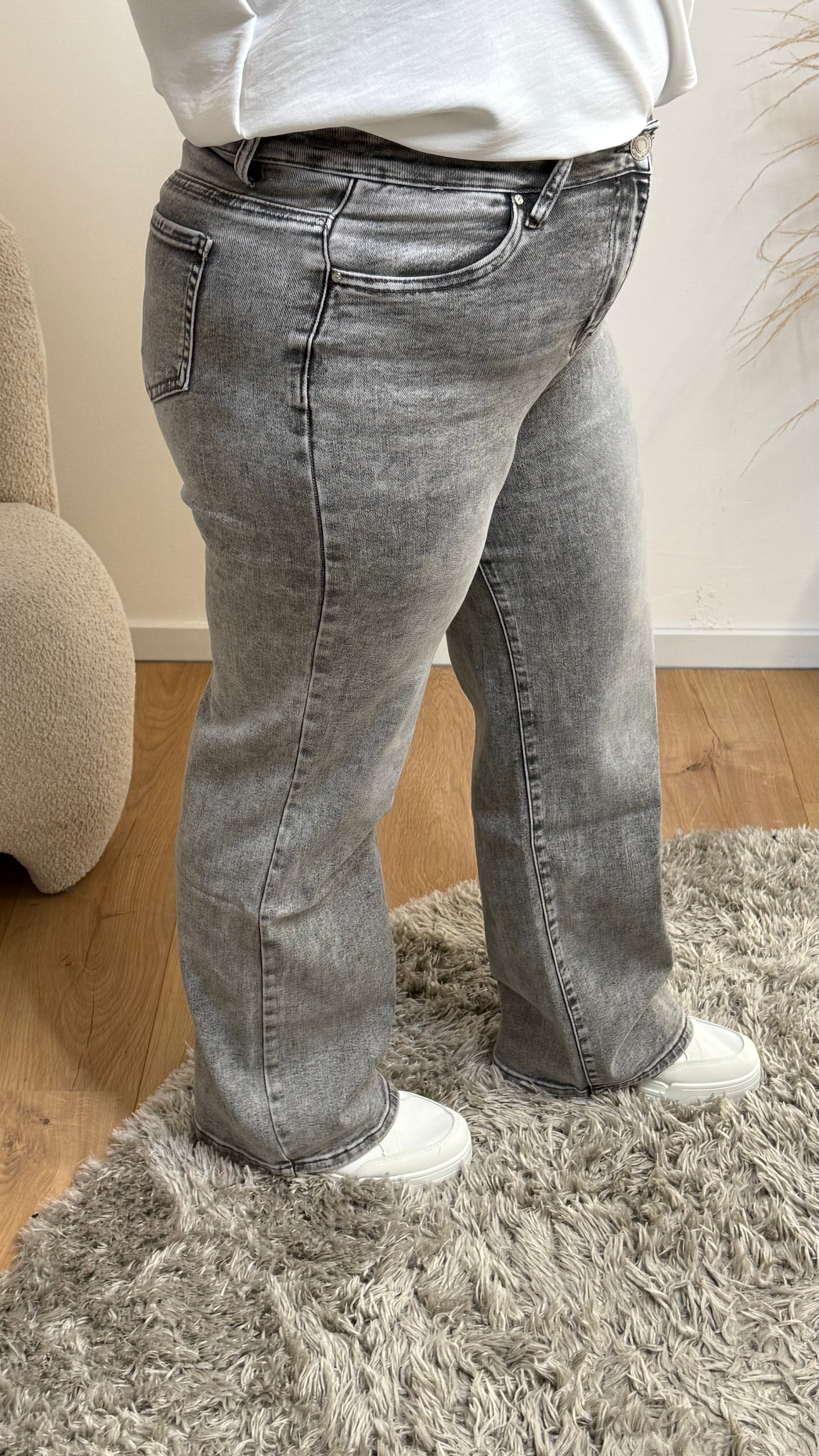 GOODIES JEANS WIDE LEG DJ2599 - GREY