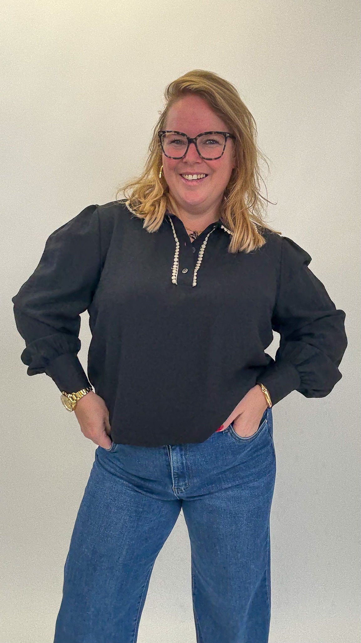 BOHO VISCOSE BLOUSE - 1814