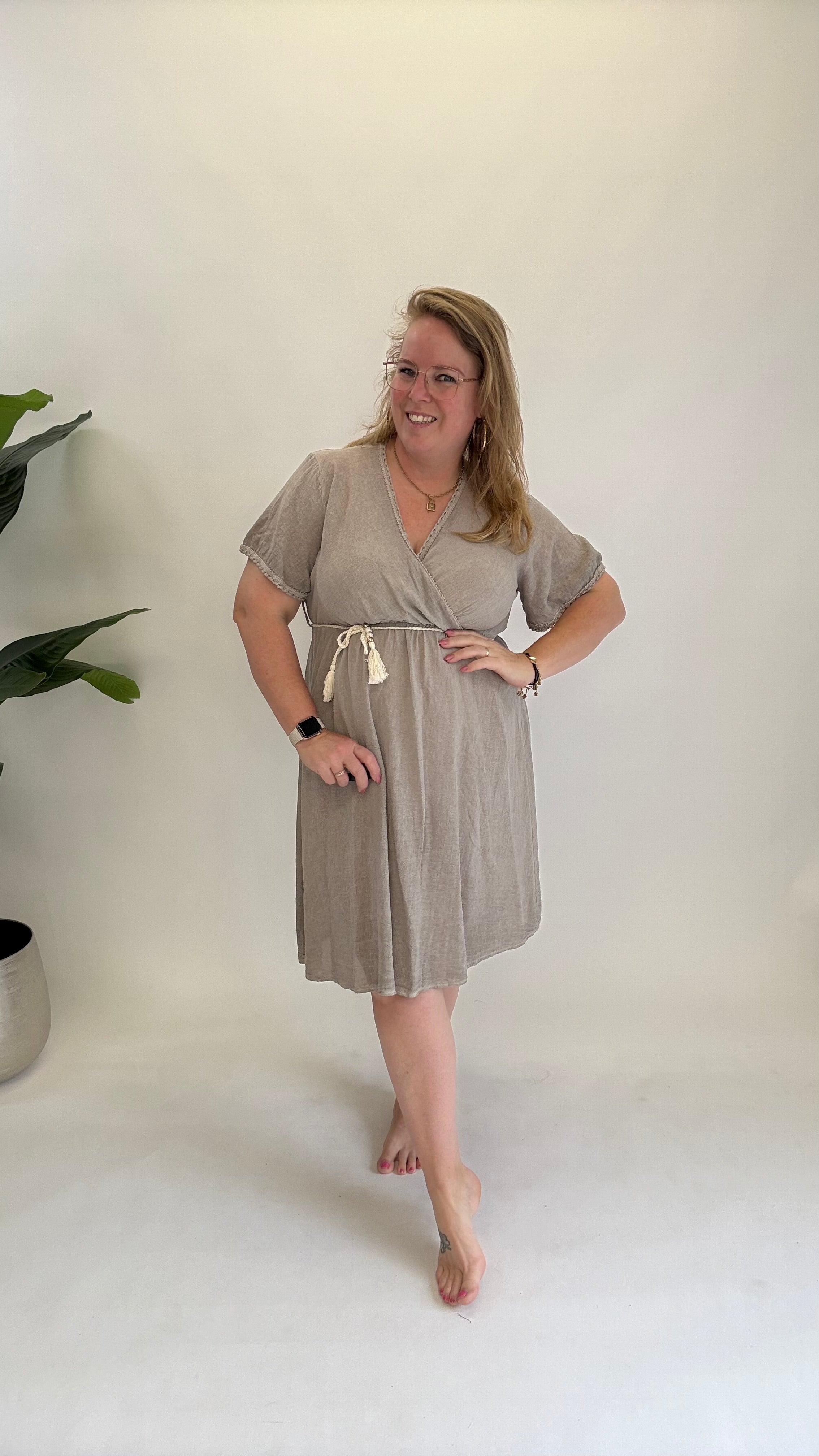 LINNEN LOOK JURK - 1534