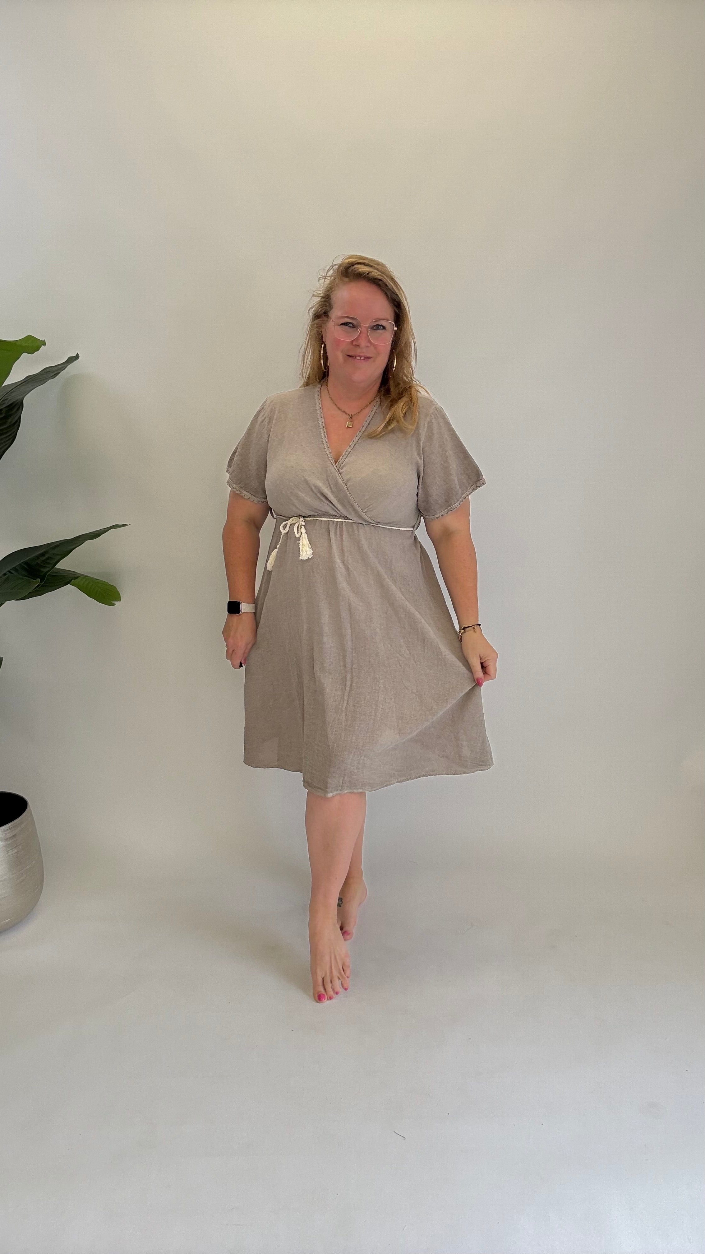 LINNEN LOOK JURK - 1534