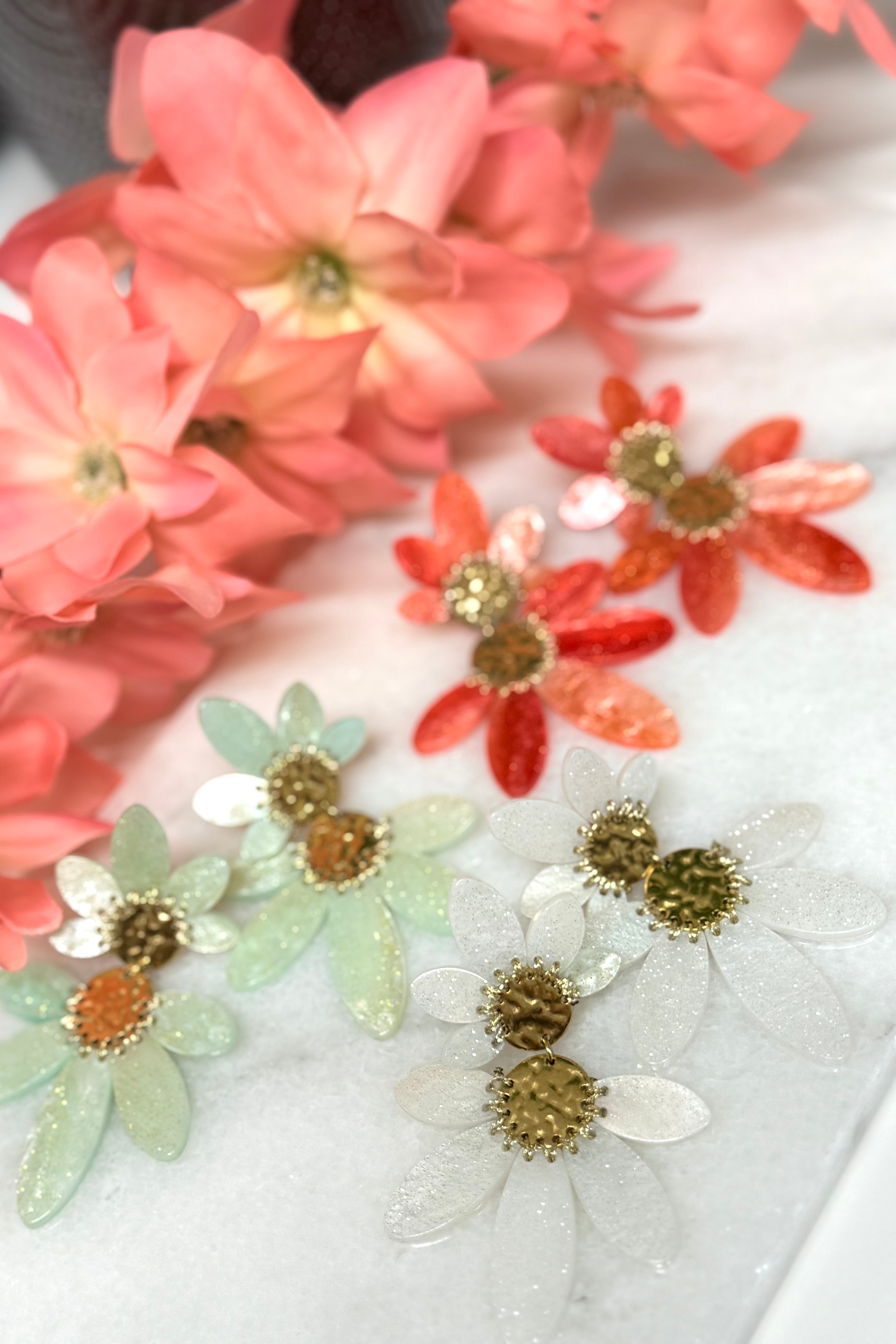 OVAALE STEINOHRRINGE - 2 KLAR