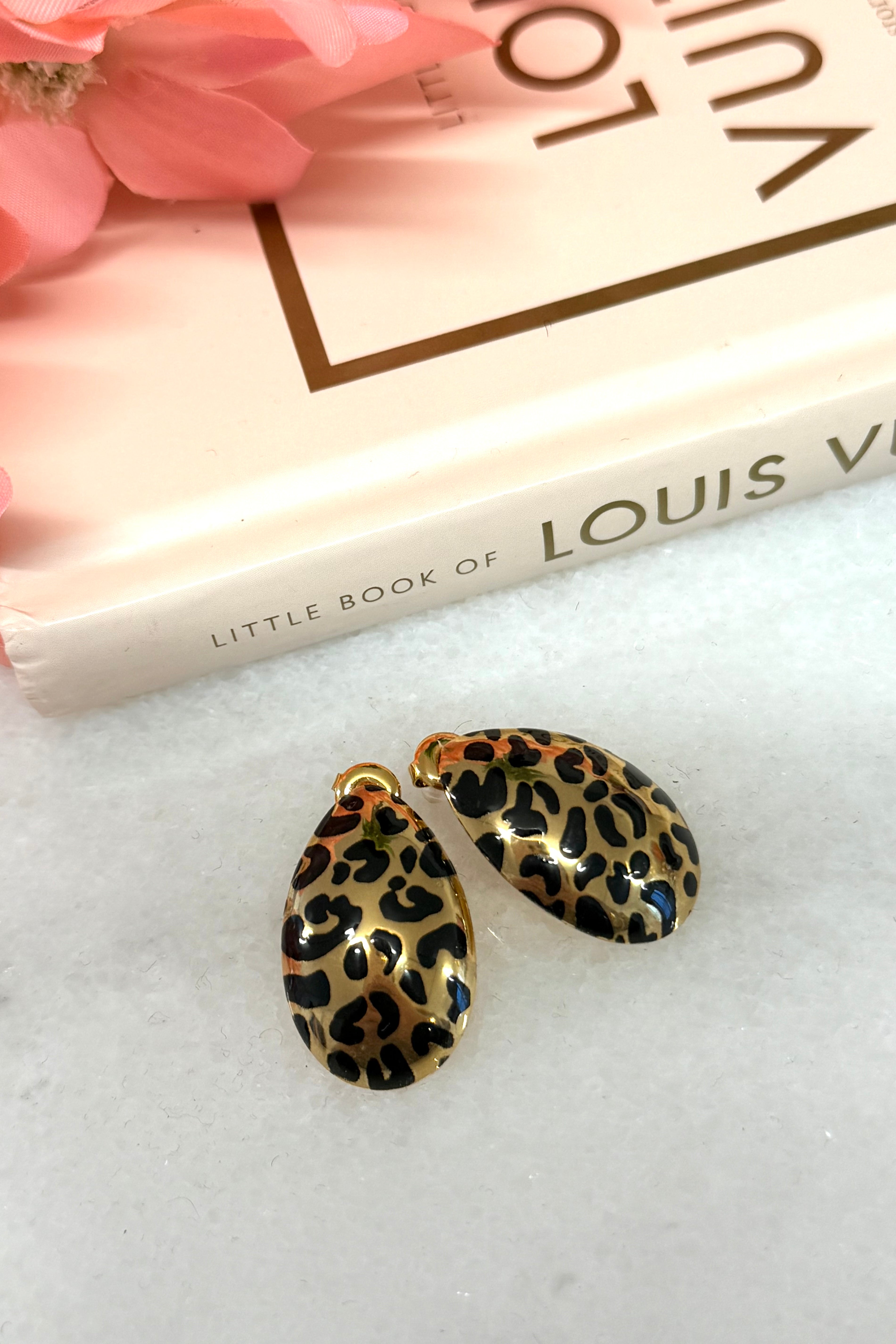 OVAALE STEINOHRRINGE - 2 KLAR