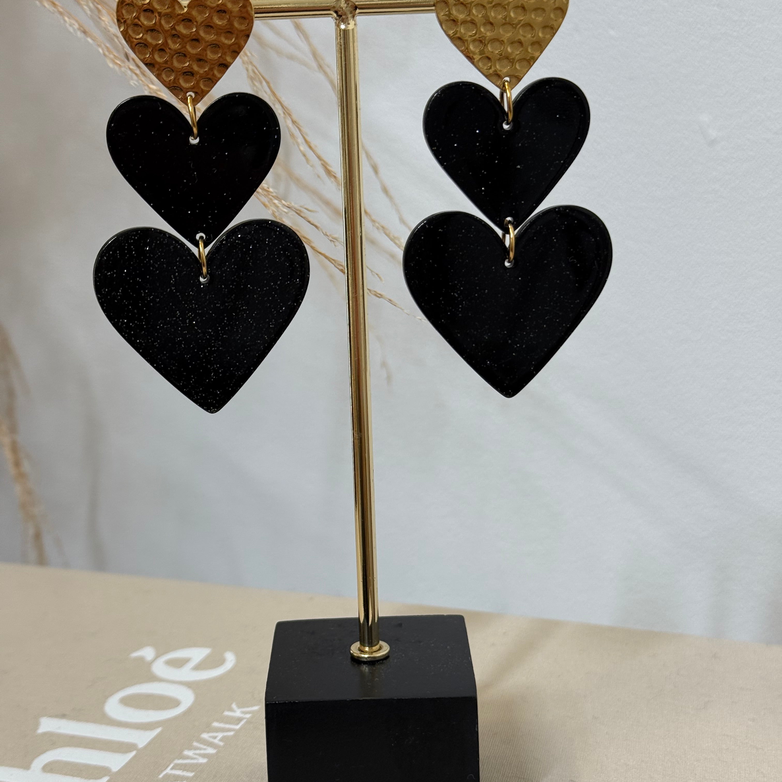 TRIPLE HART OORBELLEN - 008