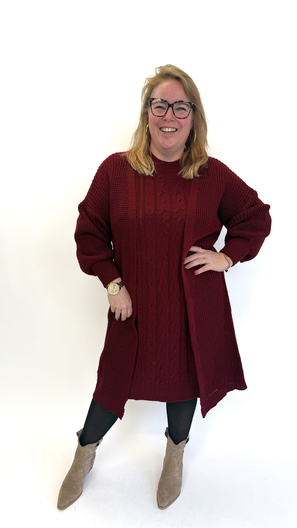 BO DENIM WESTE (38 BIS 50) - SCHWARZ