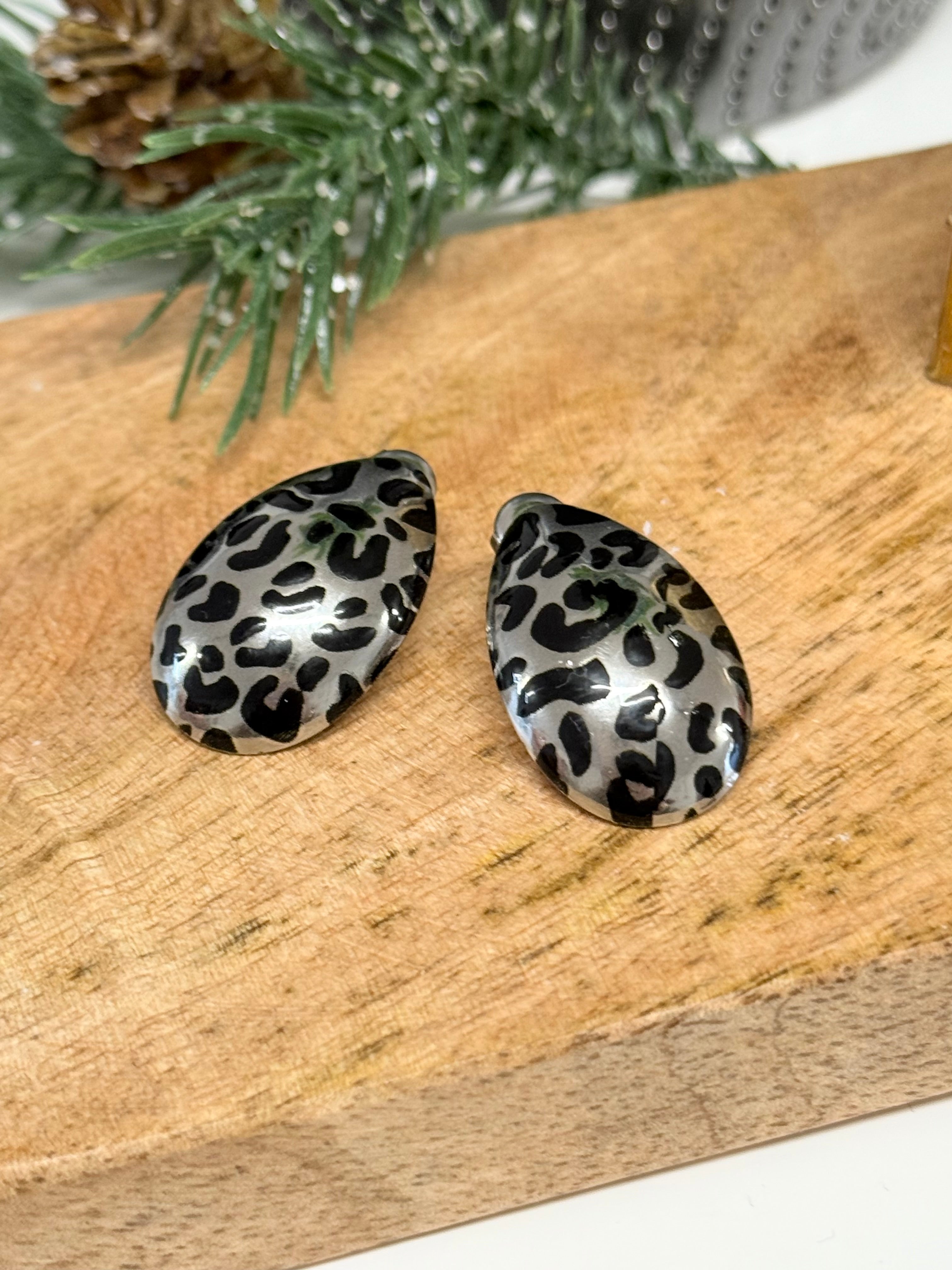 PANTER DRUPPEL OORBELLEN - 005