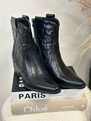 LOW COWBOY BOOTS - ZWART DE326P