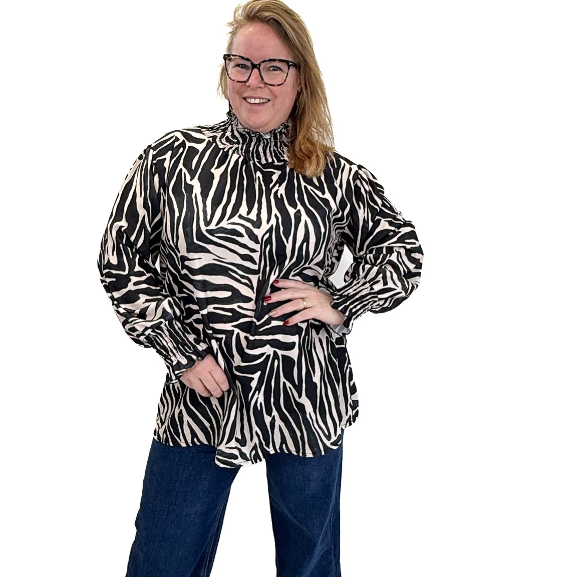 ZEBRA TURTLE TOP -1827