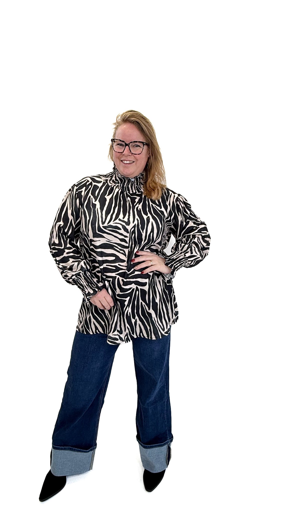 ZEBRA TURTLE TOP -1827