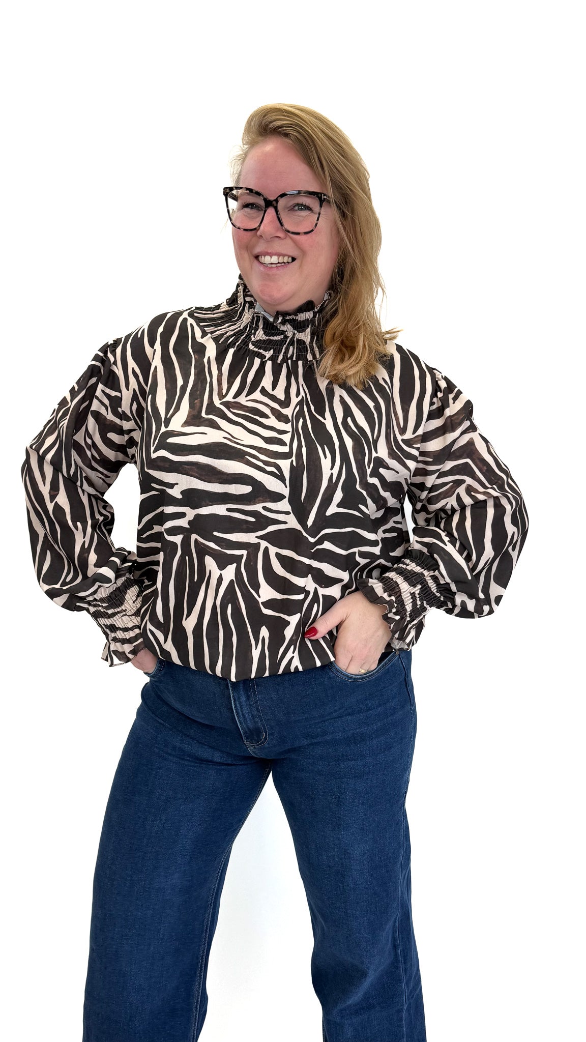 ZEBRA TURTLE TOP -1827