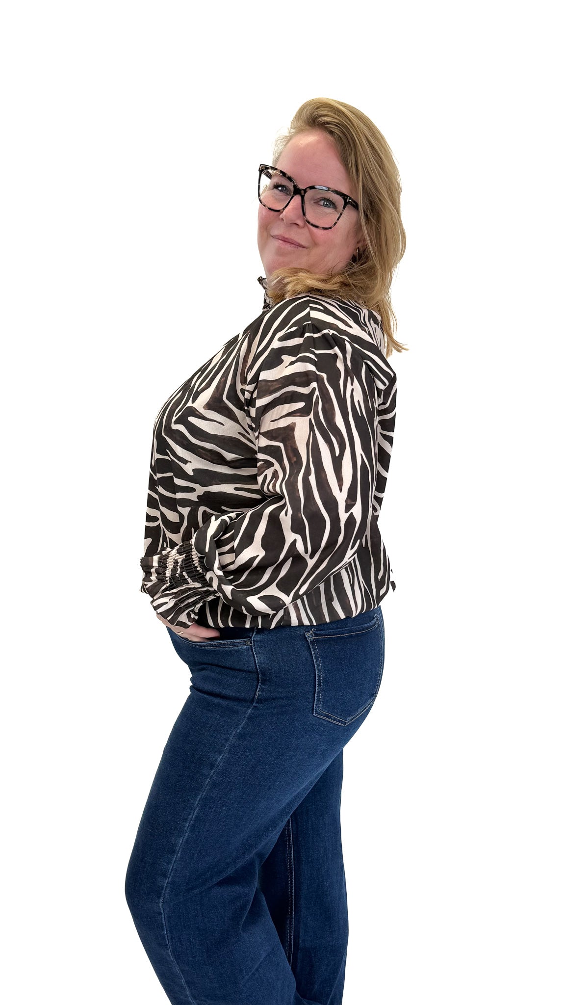 ZEBRA TURTLE TOP -1827