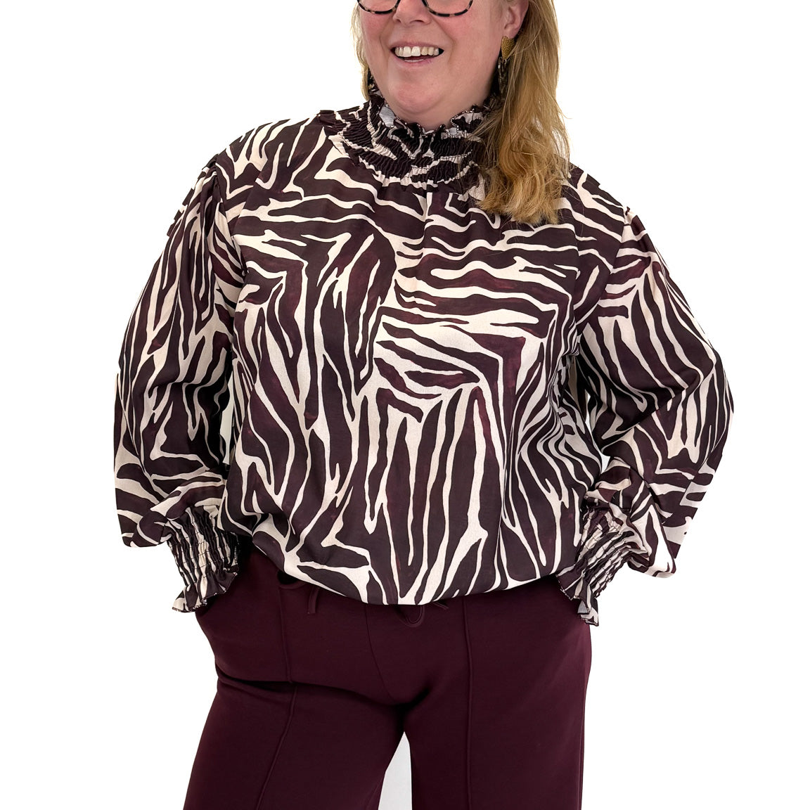 ZEBRA TURTLE TOP -1827