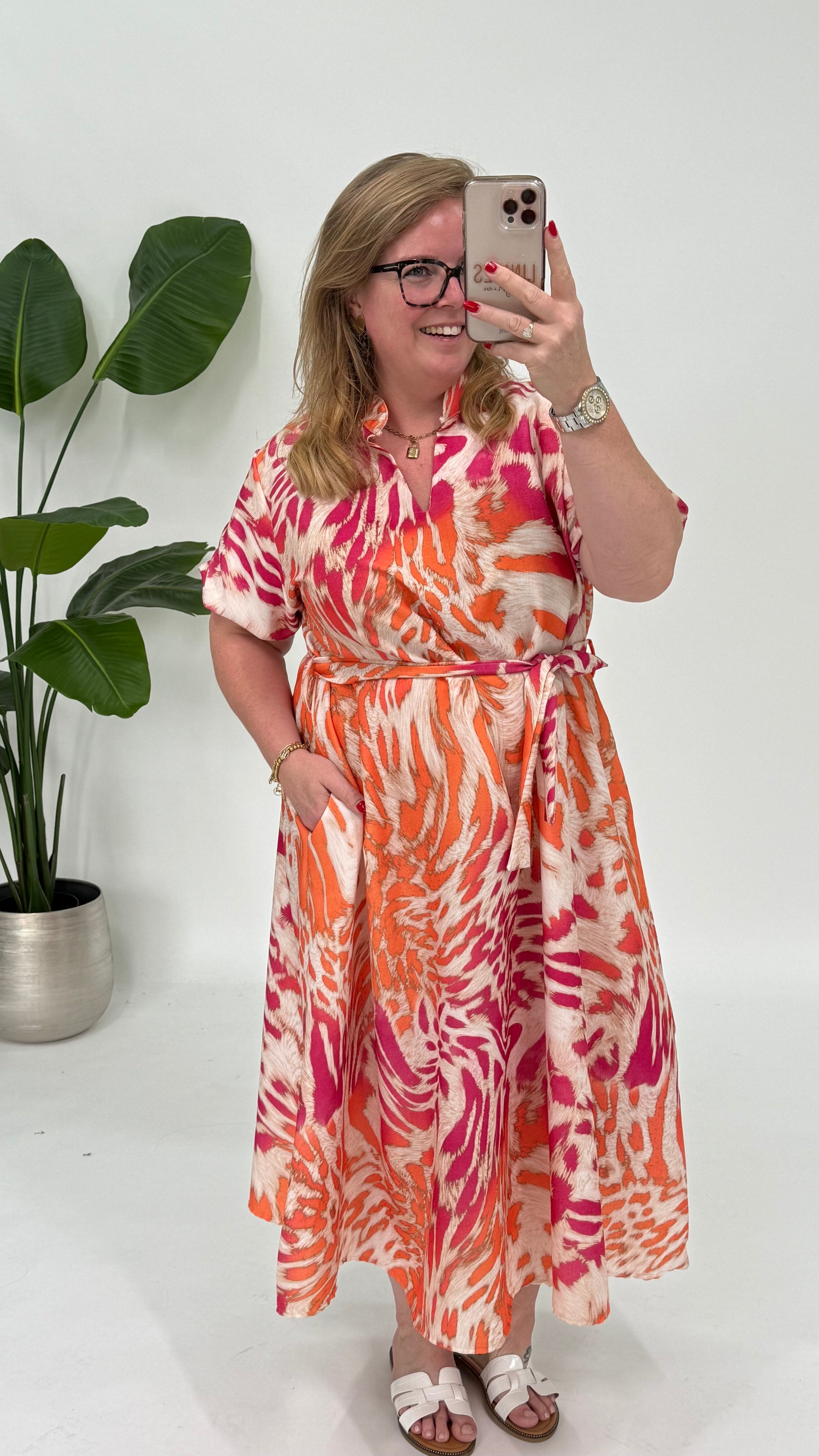 CLASSIE COLOR JURK - 2091
